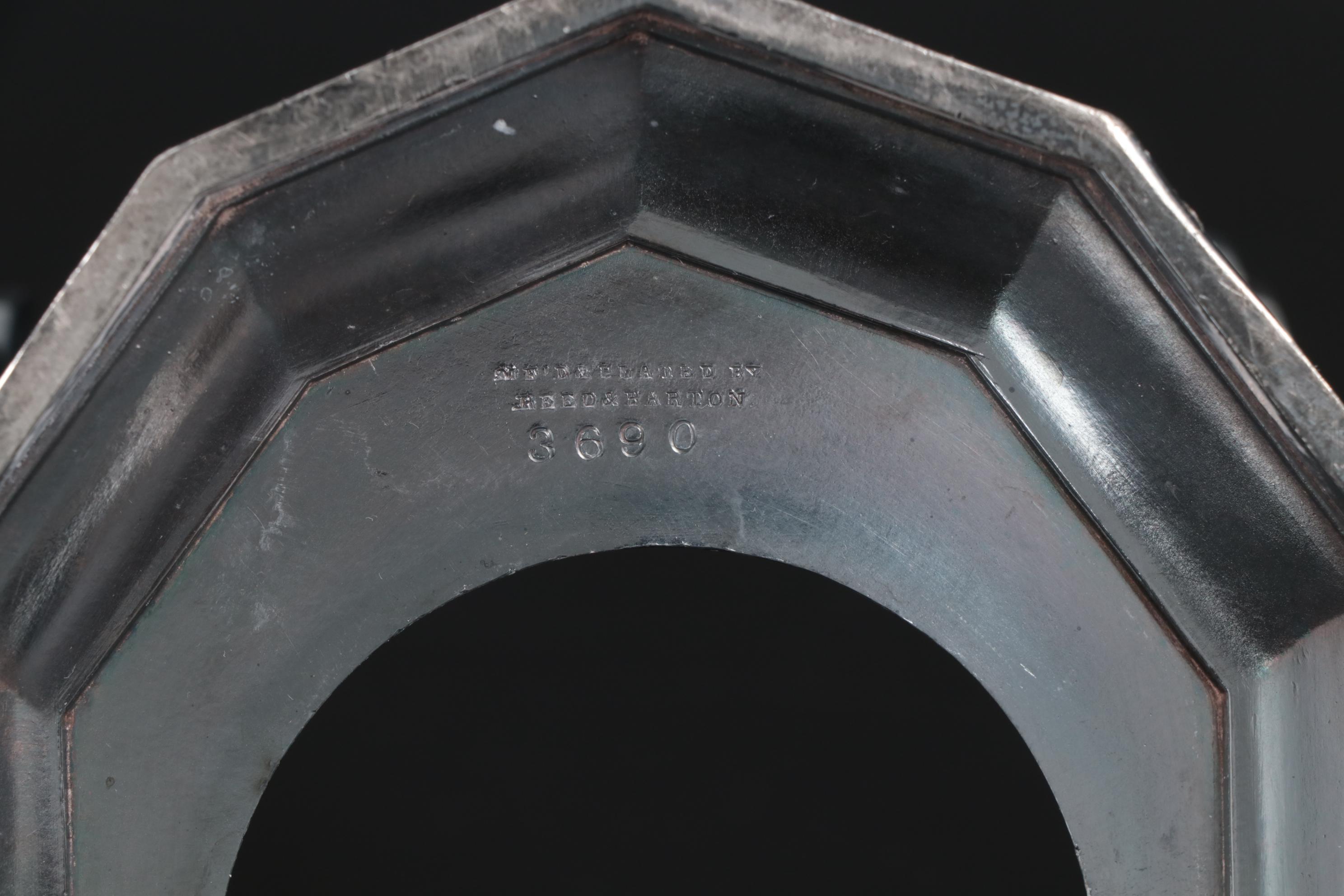 Reed & Barton "Sierra" Plated Silver Tilting Teapot on Stand 3690, Vintage