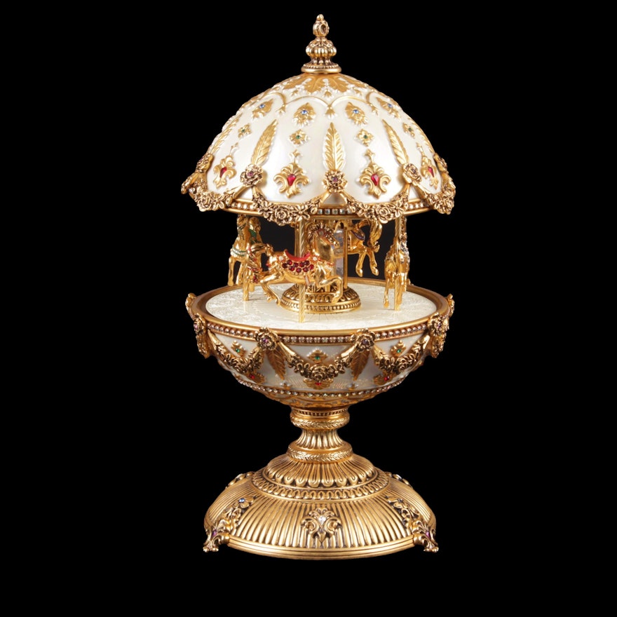 House of Fabergé for The Franklin Mint "The Fabergé Imperial Carousel Egg"