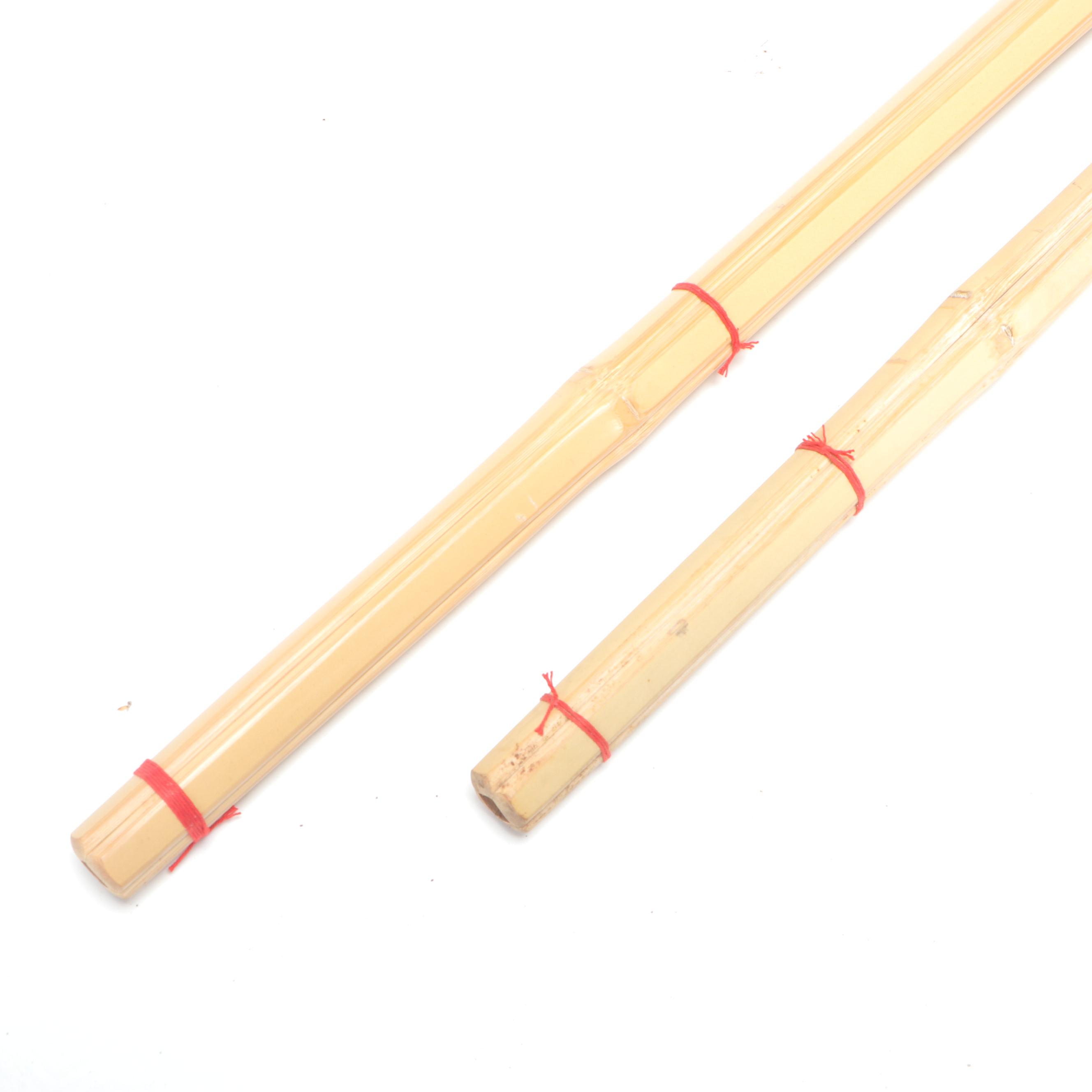 Chinese Bamboo Martial Arts or Battling Bo Staffs, Late 20th Century