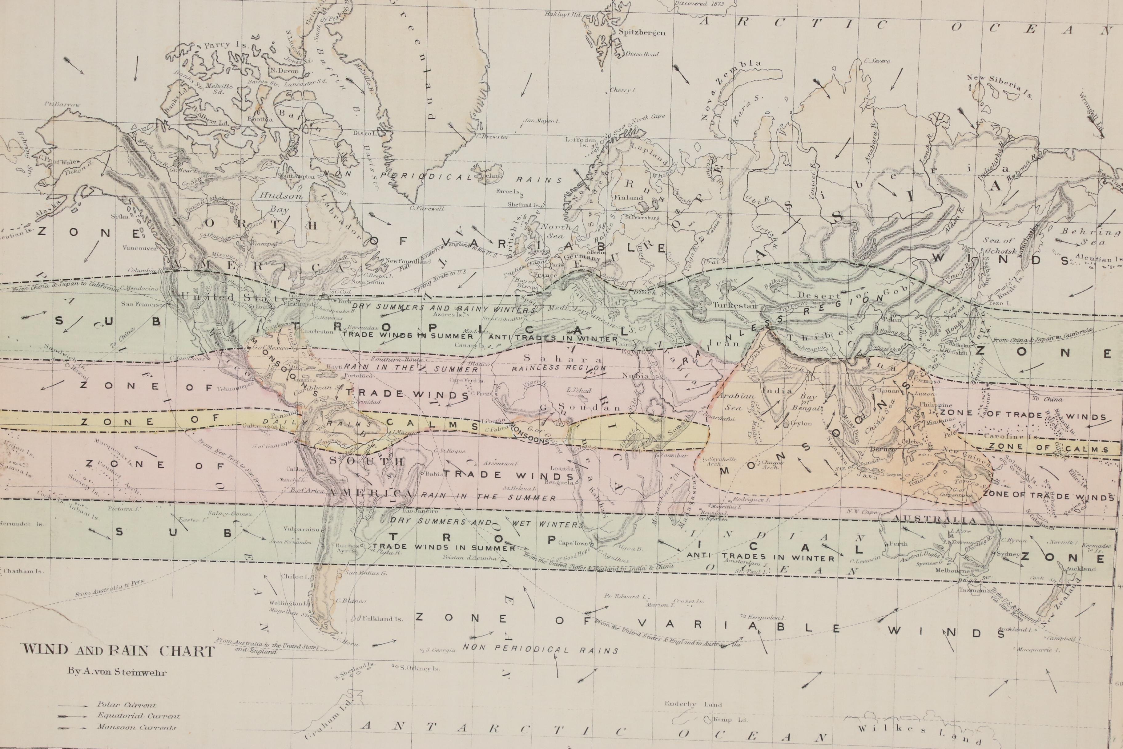 After Guillaume Delisle "Map of the World" with Other Maps