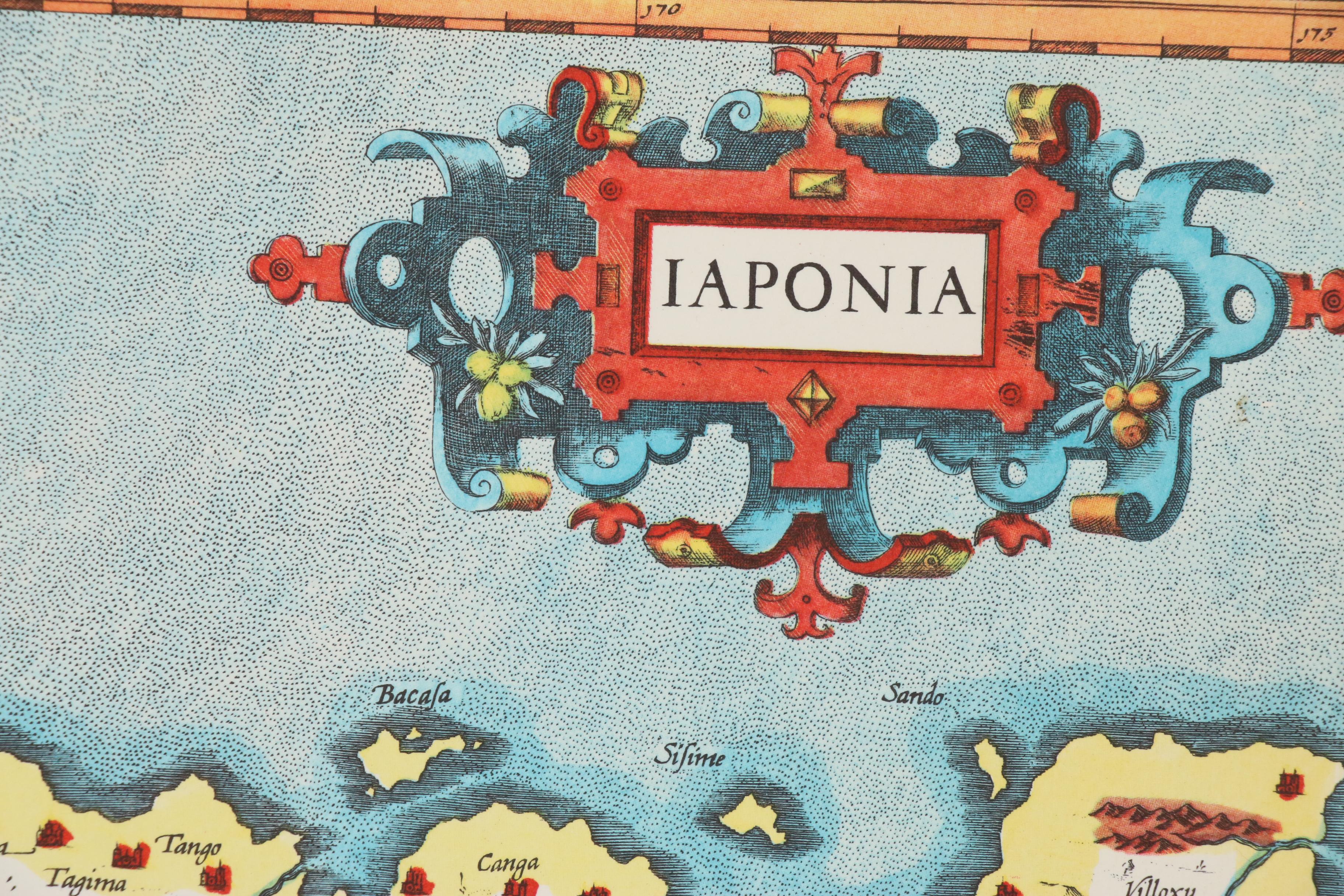 After Guillaume Delisle "Map of the World" with Other Maps