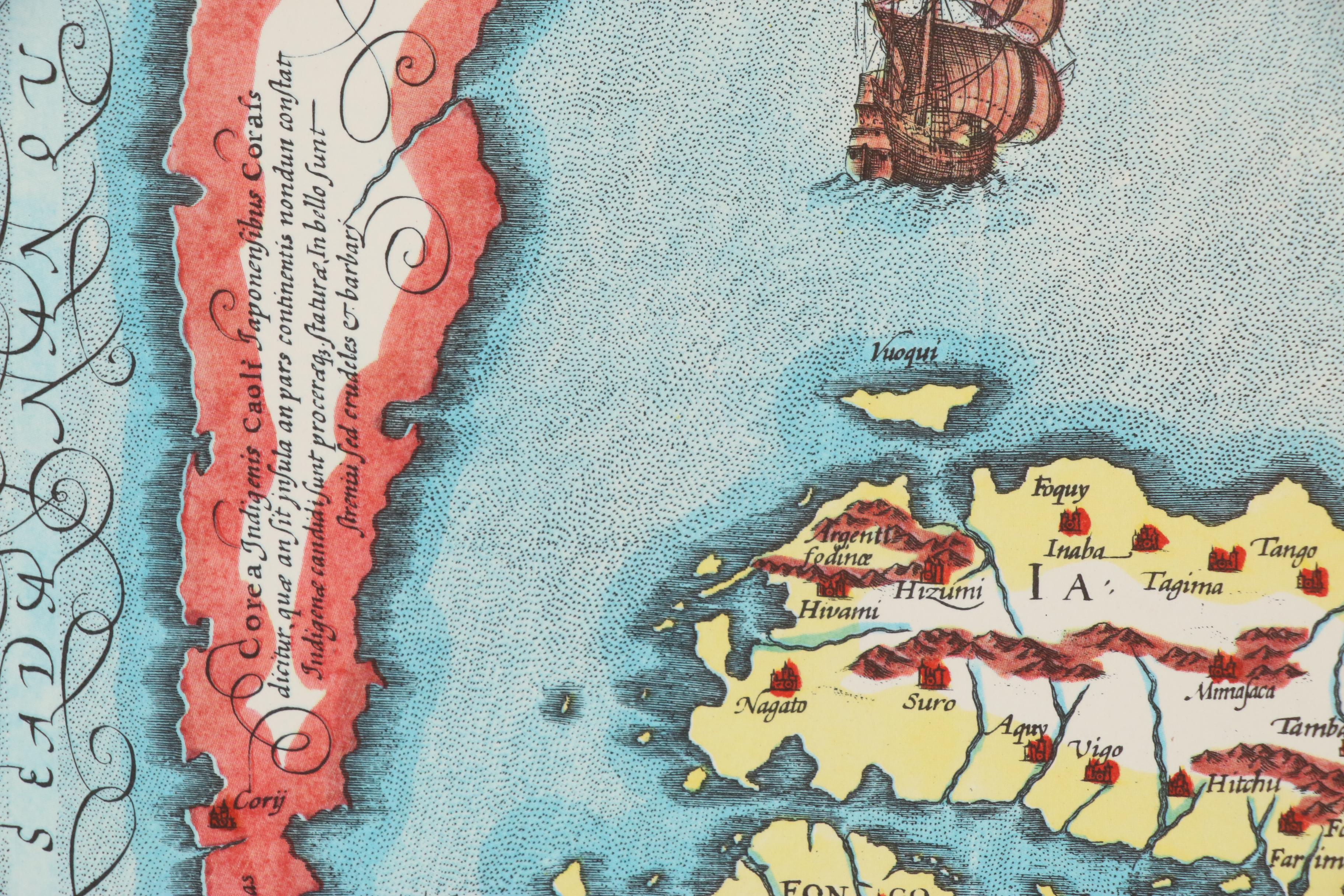 After Guillaume Delisle "Map of the World" with Other Maps