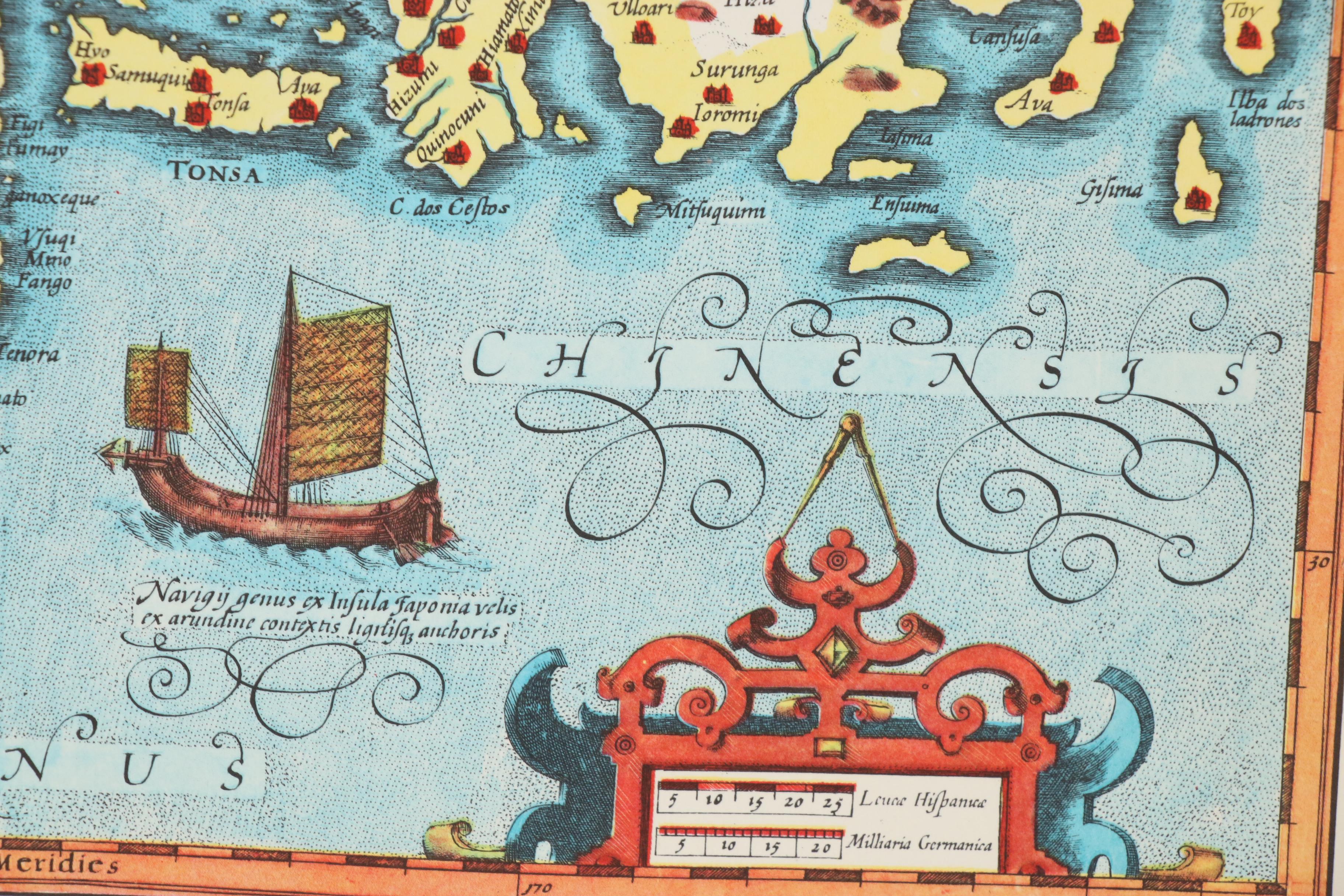 After Guillaume Delisle "Map of the World" with Other Maps