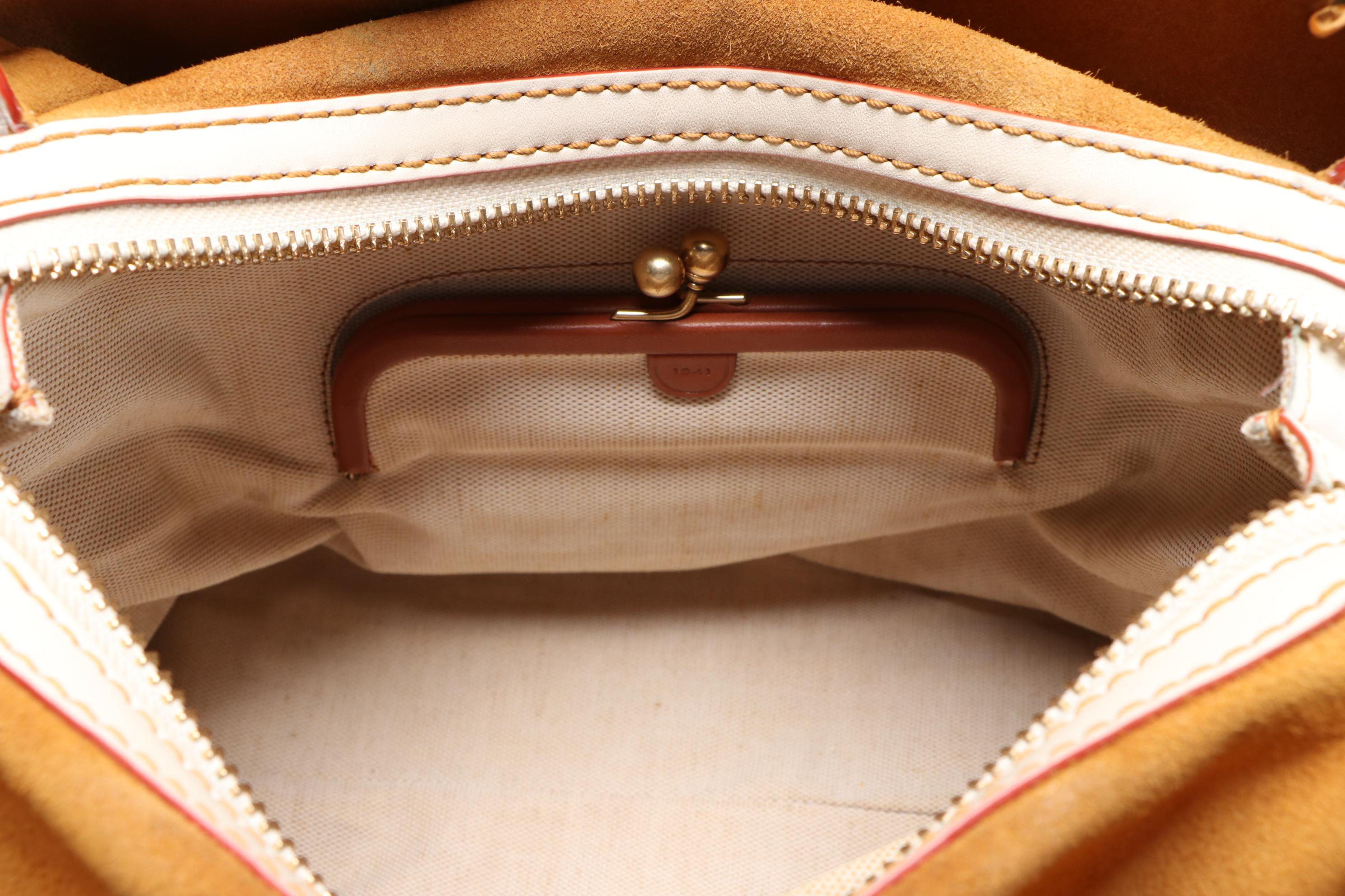 Coach 1941 Rogue 30 Satchel Chalk Glove-Tanned Pebble Leather