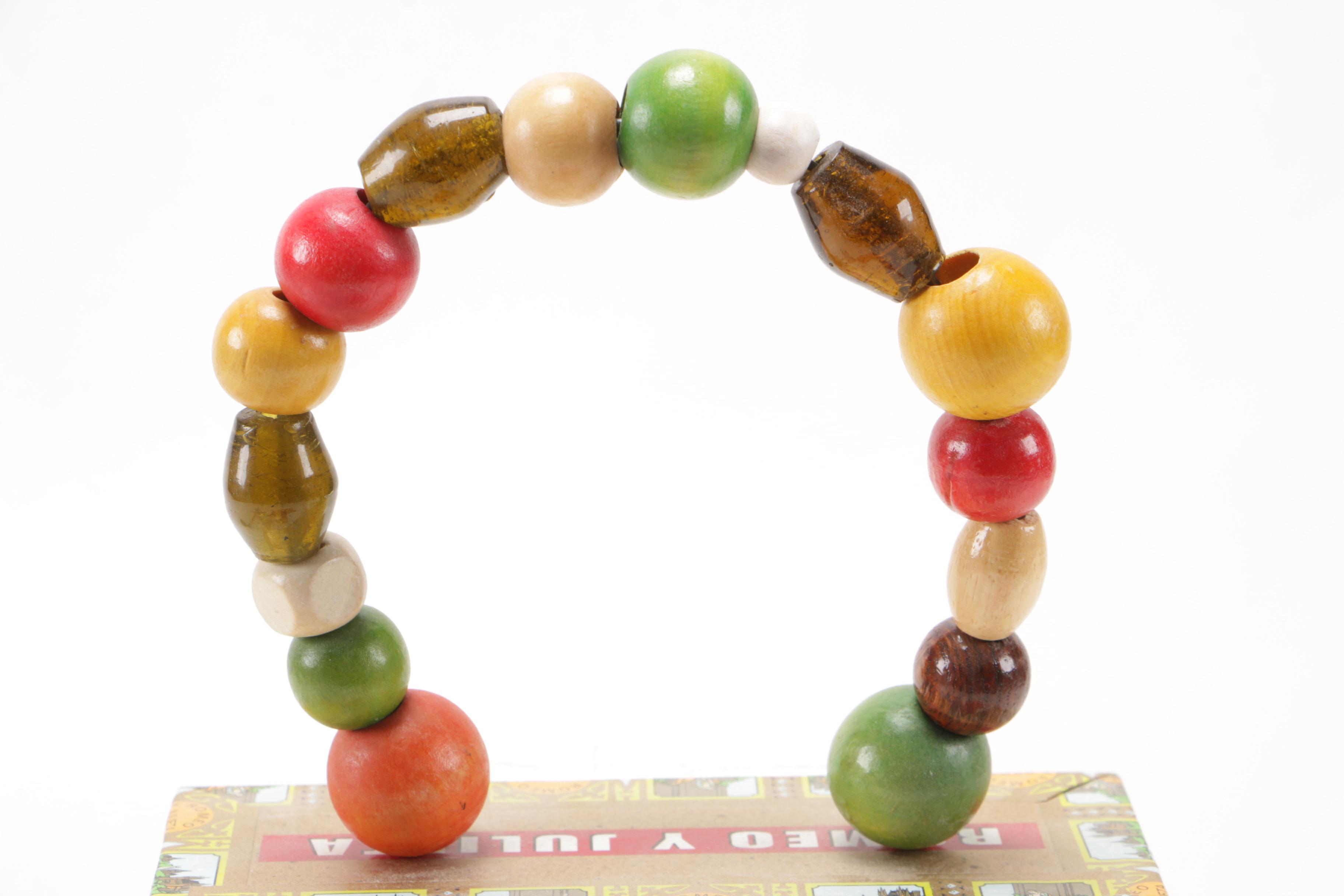 Little Earth License Plate Handbag, Cigar Box Handbag and Beaded Disc Handbag