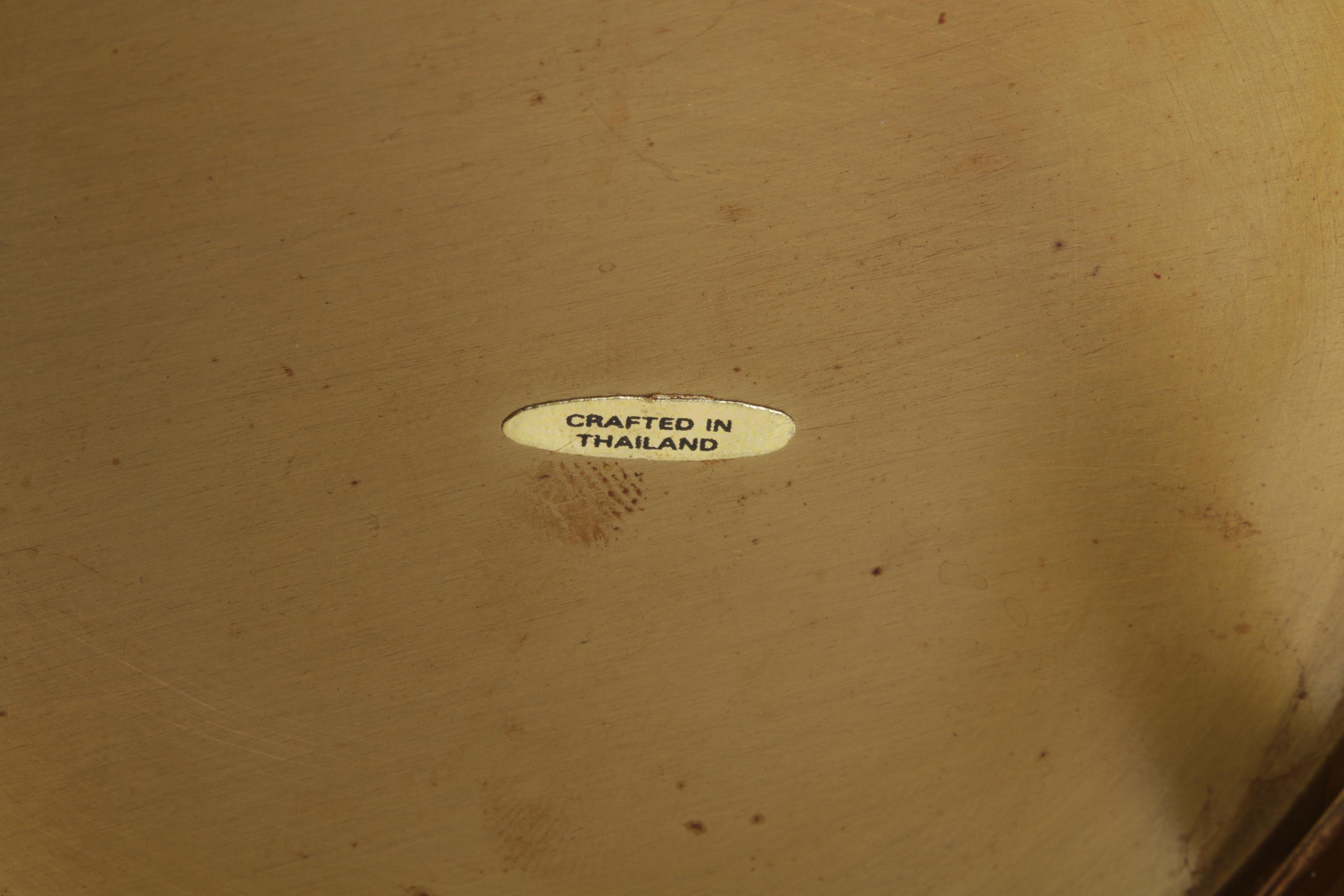 Franklin Mint 24K Gold Embellished "Golden Vase of Bastet" Egyptian Style Urns