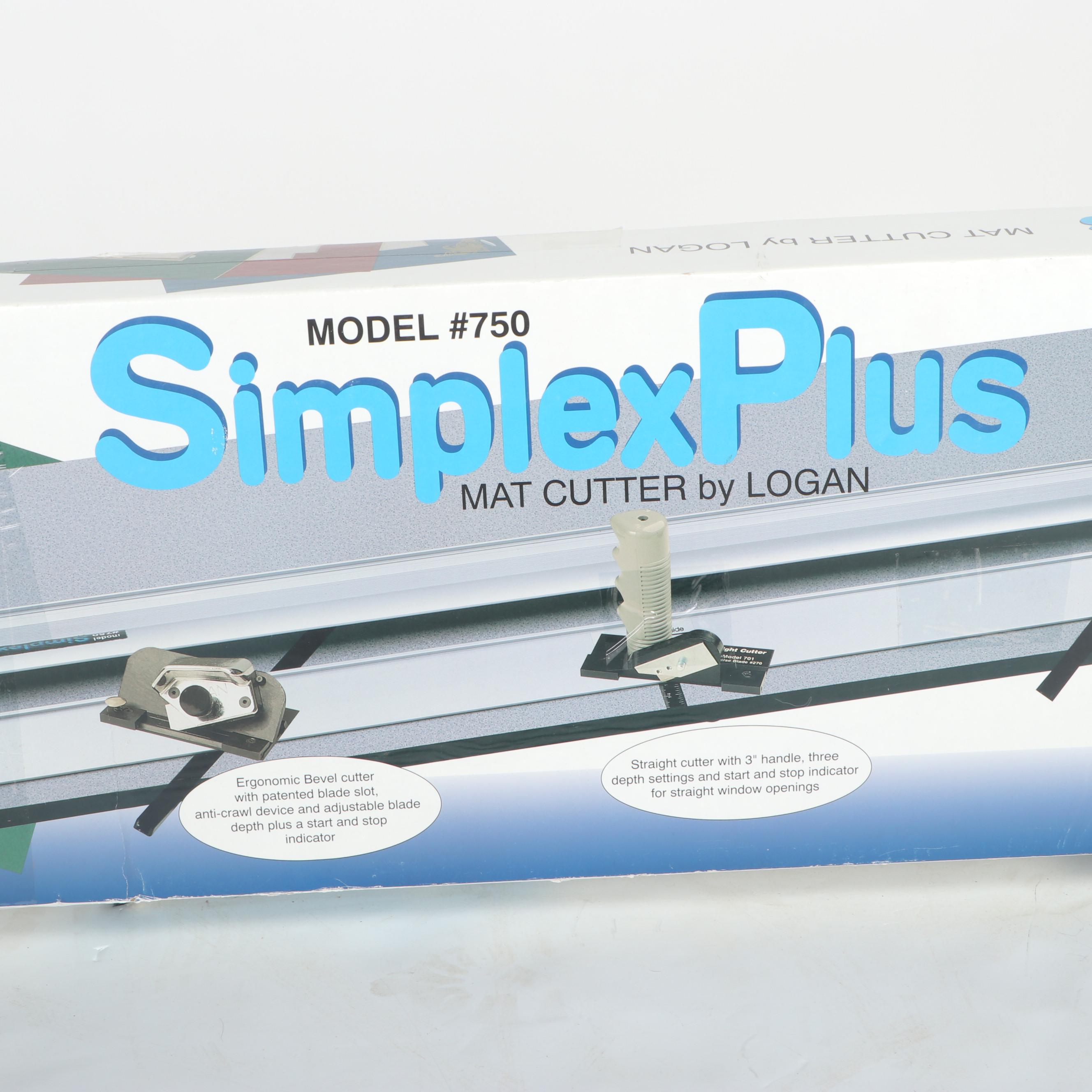 Logan Simplex Plus Model 750 Mat Cutter in Original Box