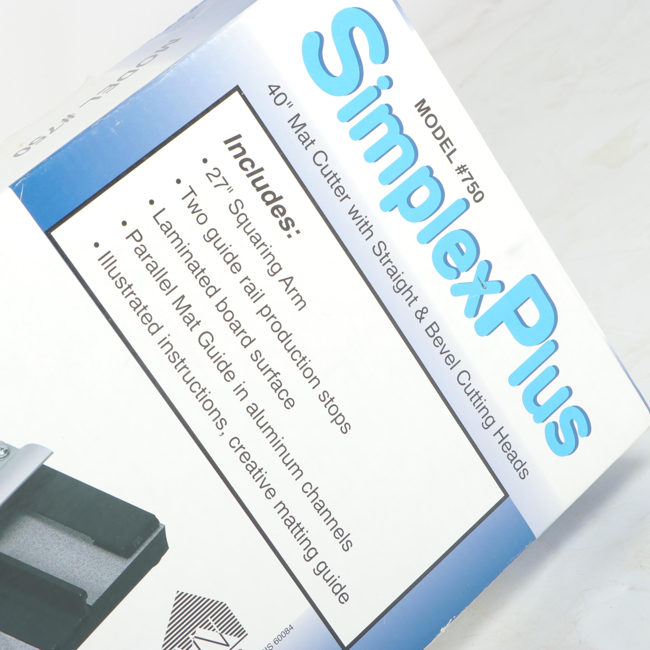 Logan Simplex Plus Model 750 Mat Cutter in Original Box