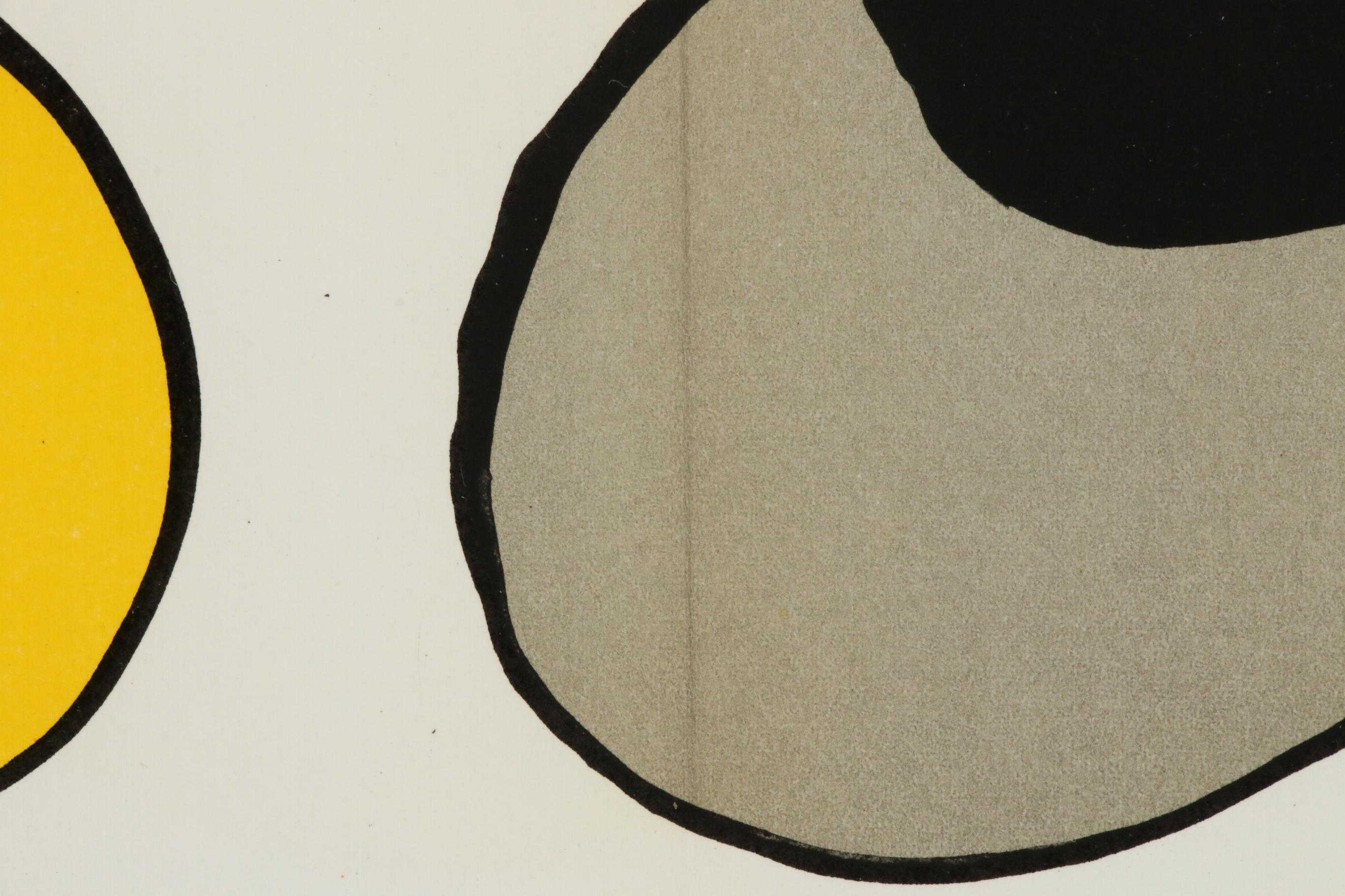 Alexander Calder Double-Page Color Lithograph for "Derrière le Miroir," 1968