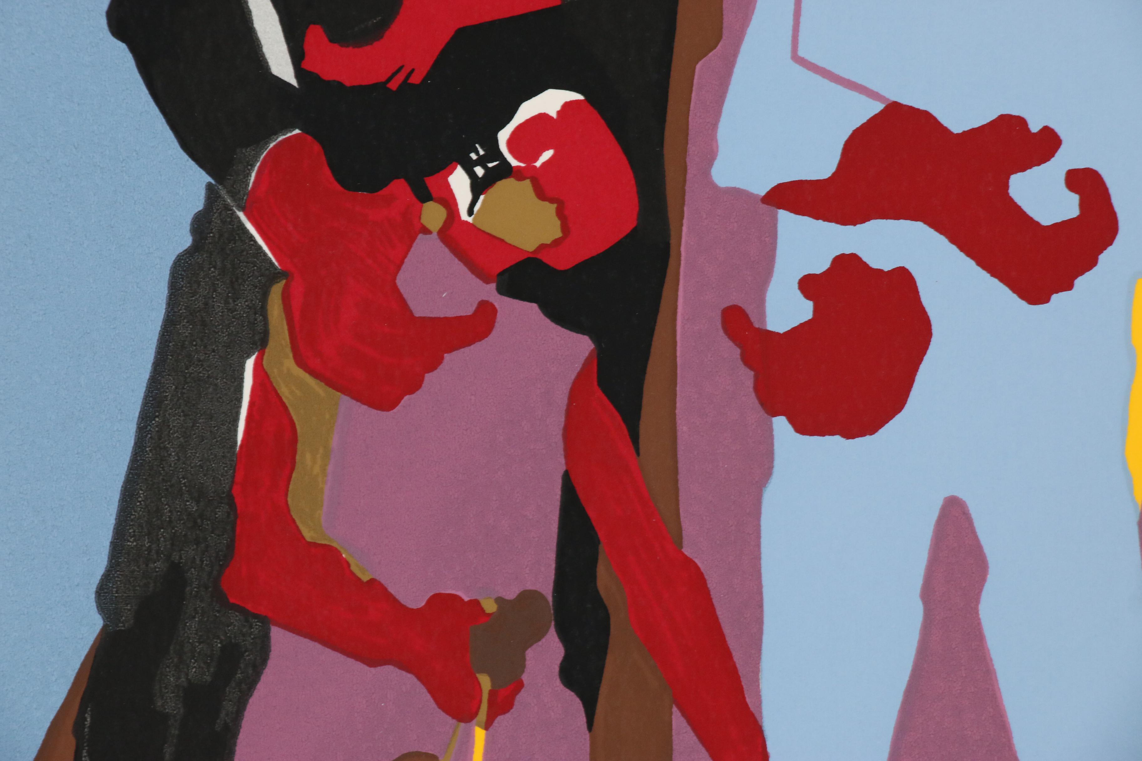 Jacob Lawrence Serigraph for John Hersey's "Hiroshima", 1983