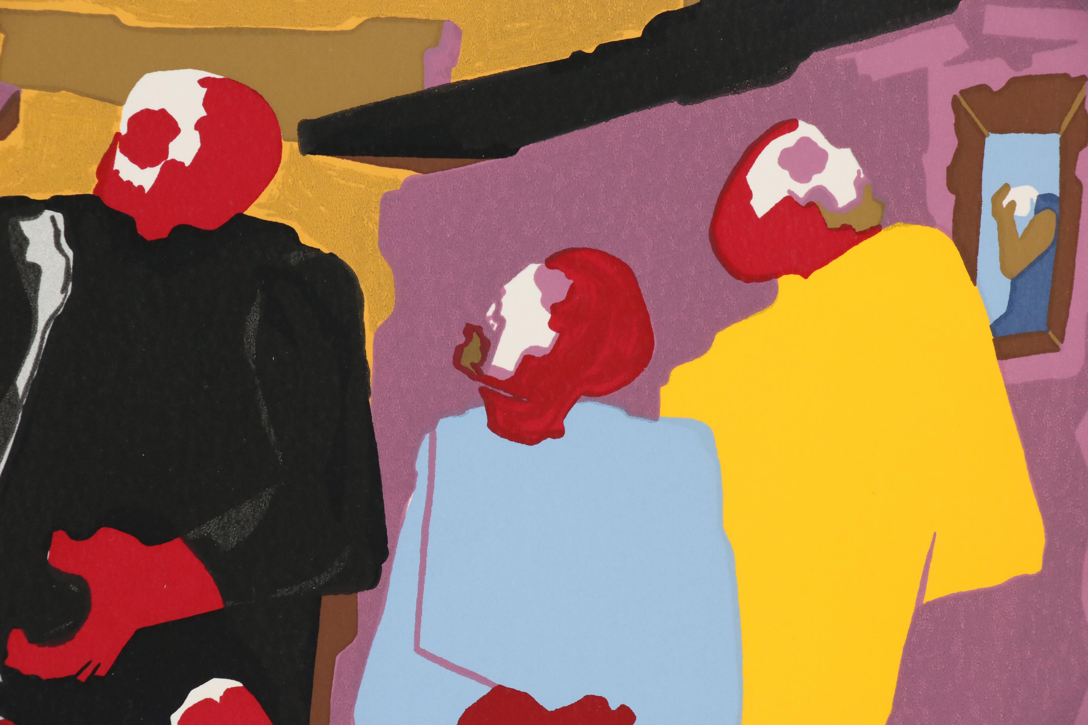 Jacob Lawrence Serigraph for John Hersey's "Hiroshima", 1983