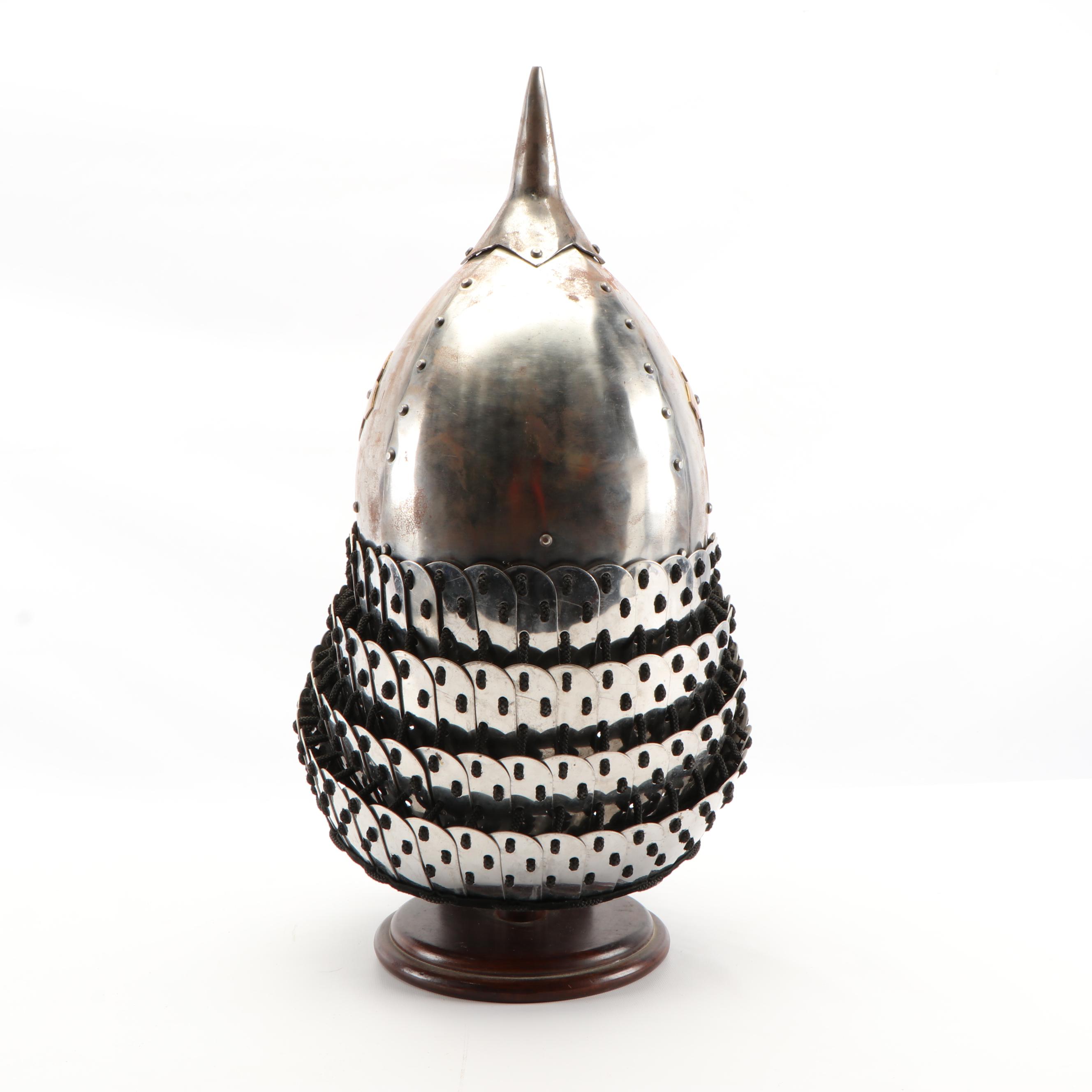 Slavic Medieval Style Replica Helmet with 'Litchina' Face Mask Visor