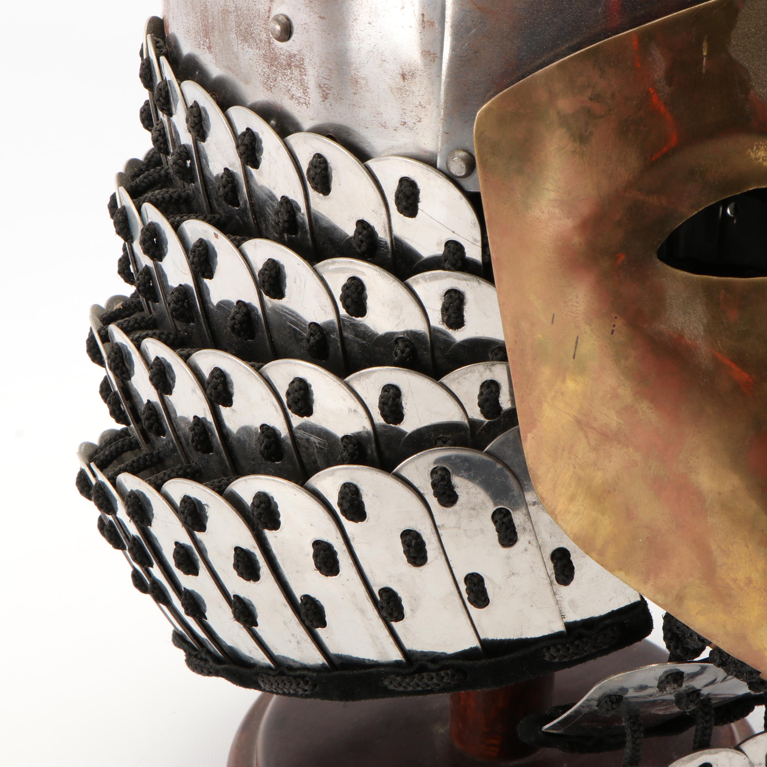 Slavic Medieval Style Replica Helmet with 'Litchina' Face Mask Visor