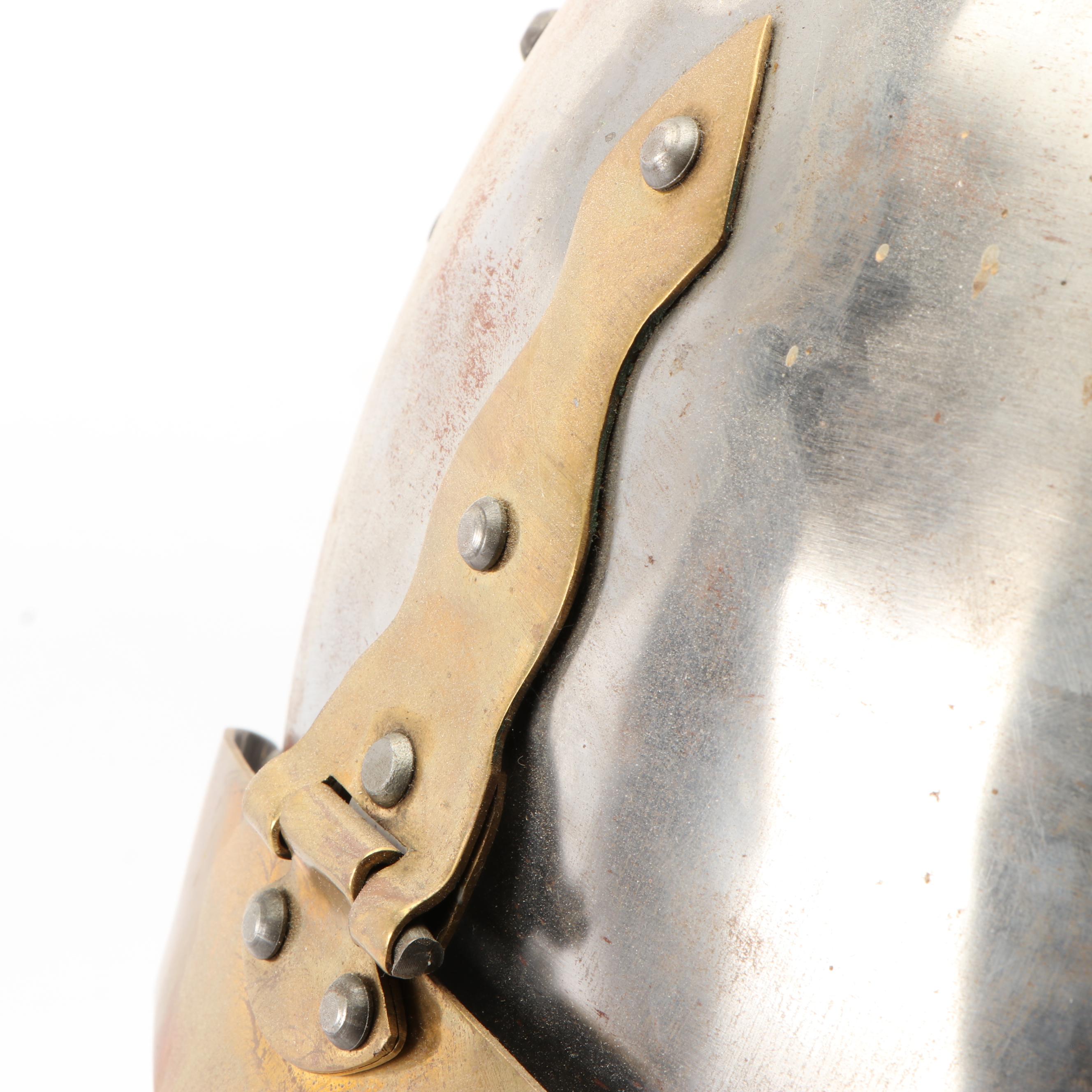 Slavic Medieval Style Replica Helmet with 'Litchina' Face Mask Visor