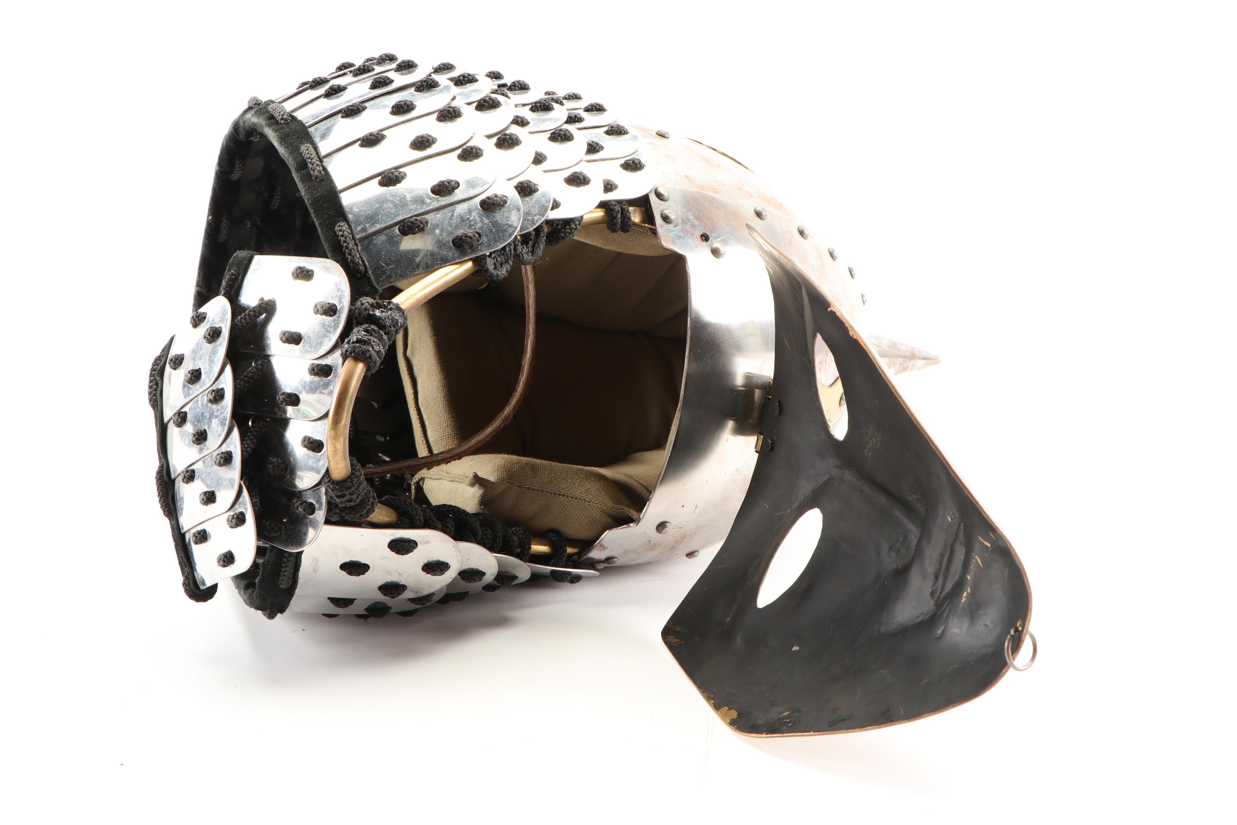 Slavic Medieval Style Replica Helmet with 'Litchina' Face Mask Visor