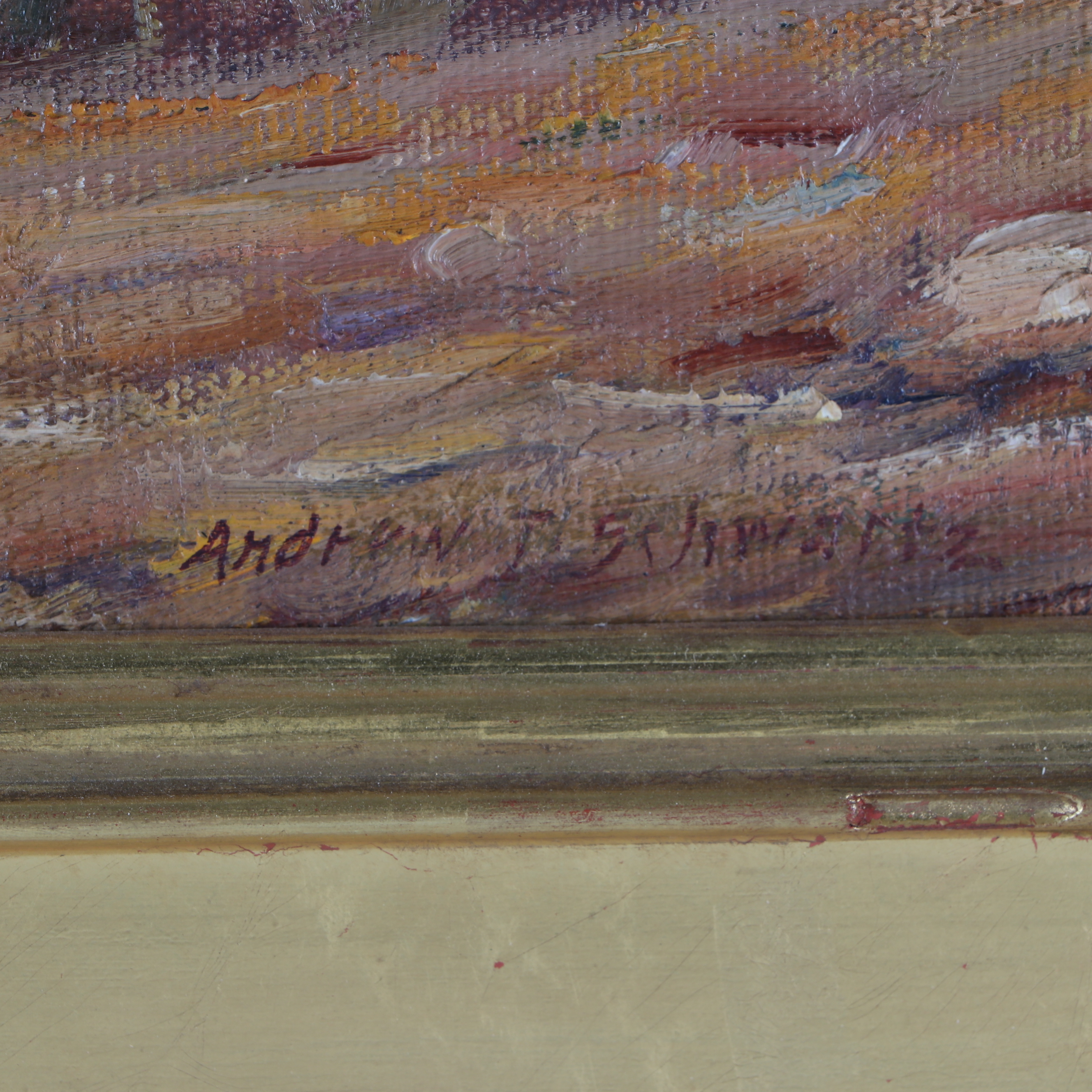 Andrew T. Schwartz Landscape Oil Painting