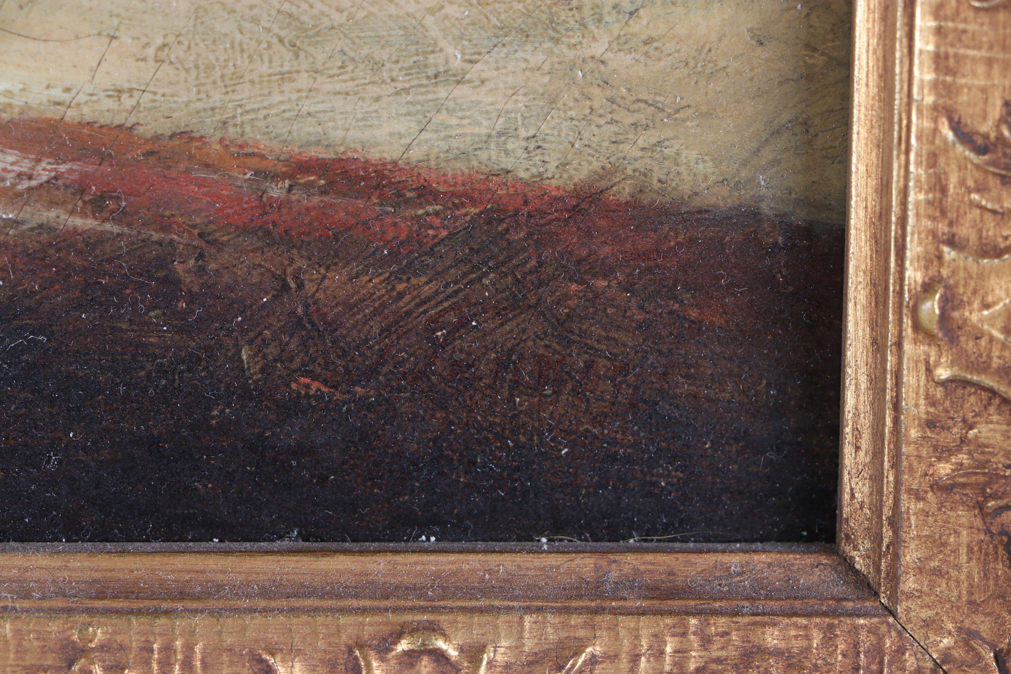 John Frederick Tennant Oil Painting "Fishing Village"