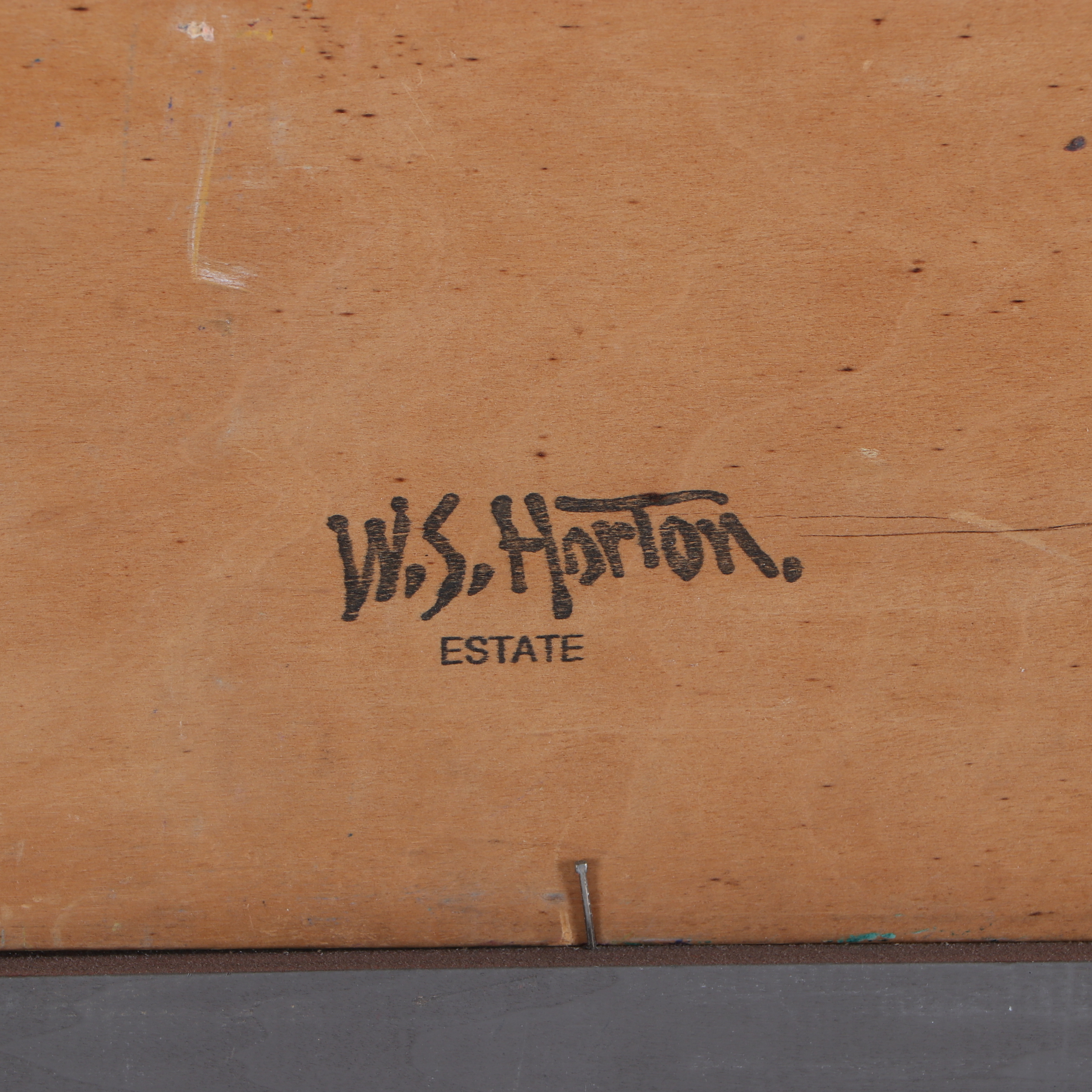 William S. Horton Oil Painting "A Garden in Venice"