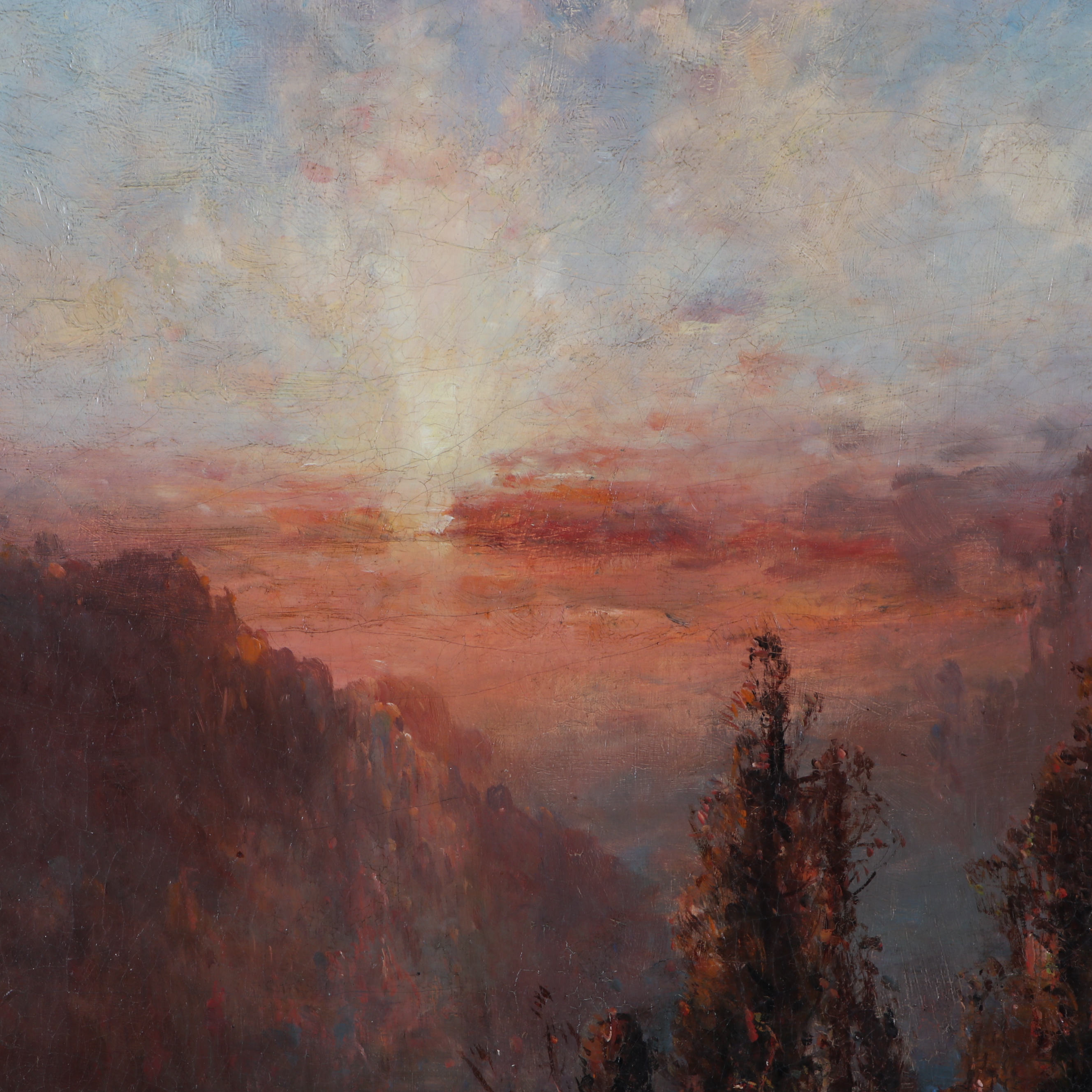 Andrew Melrose Landscape Oil Painting "Mountain Retreat"