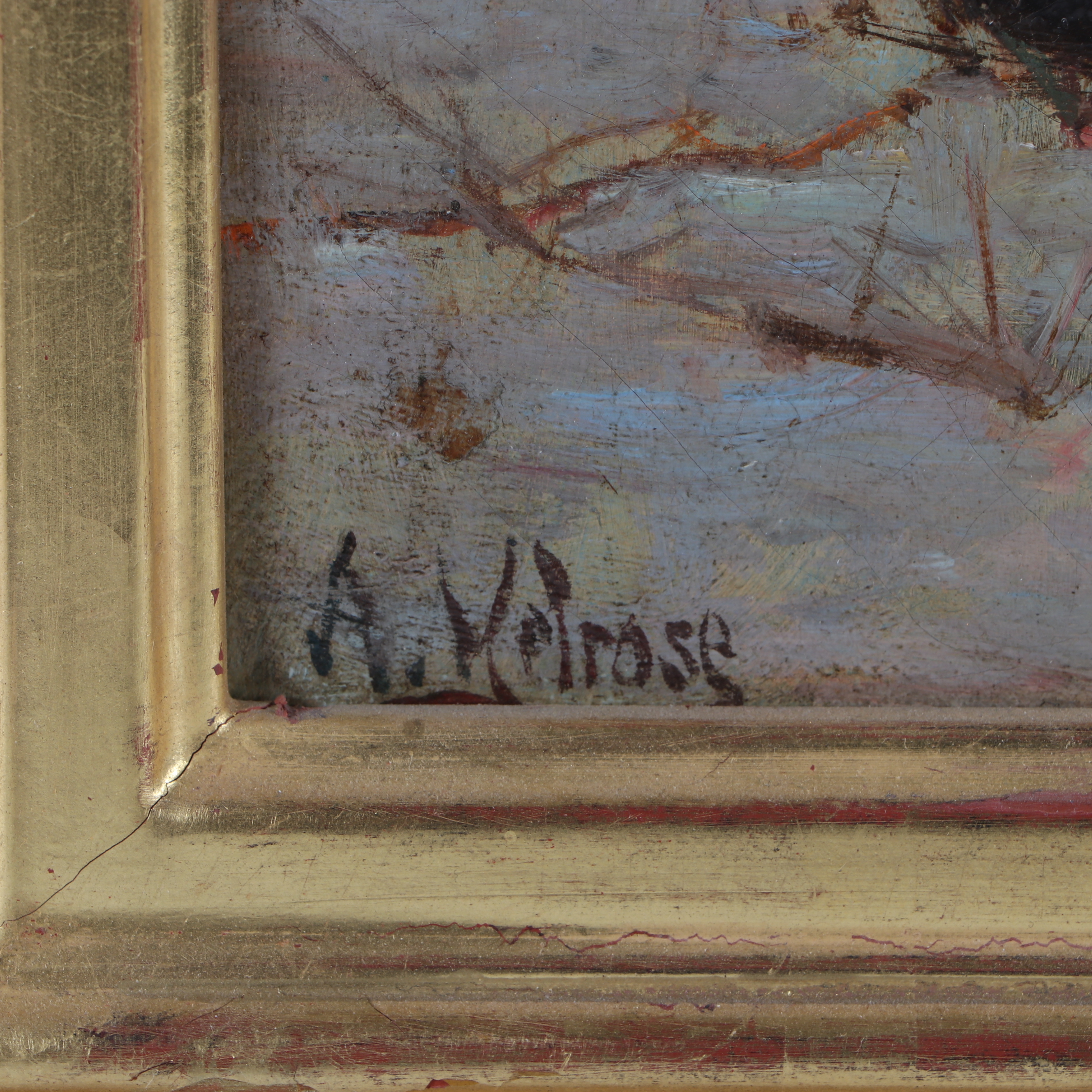 Andrew Melrose Landscape Oil Painting "Mountain Retreat"