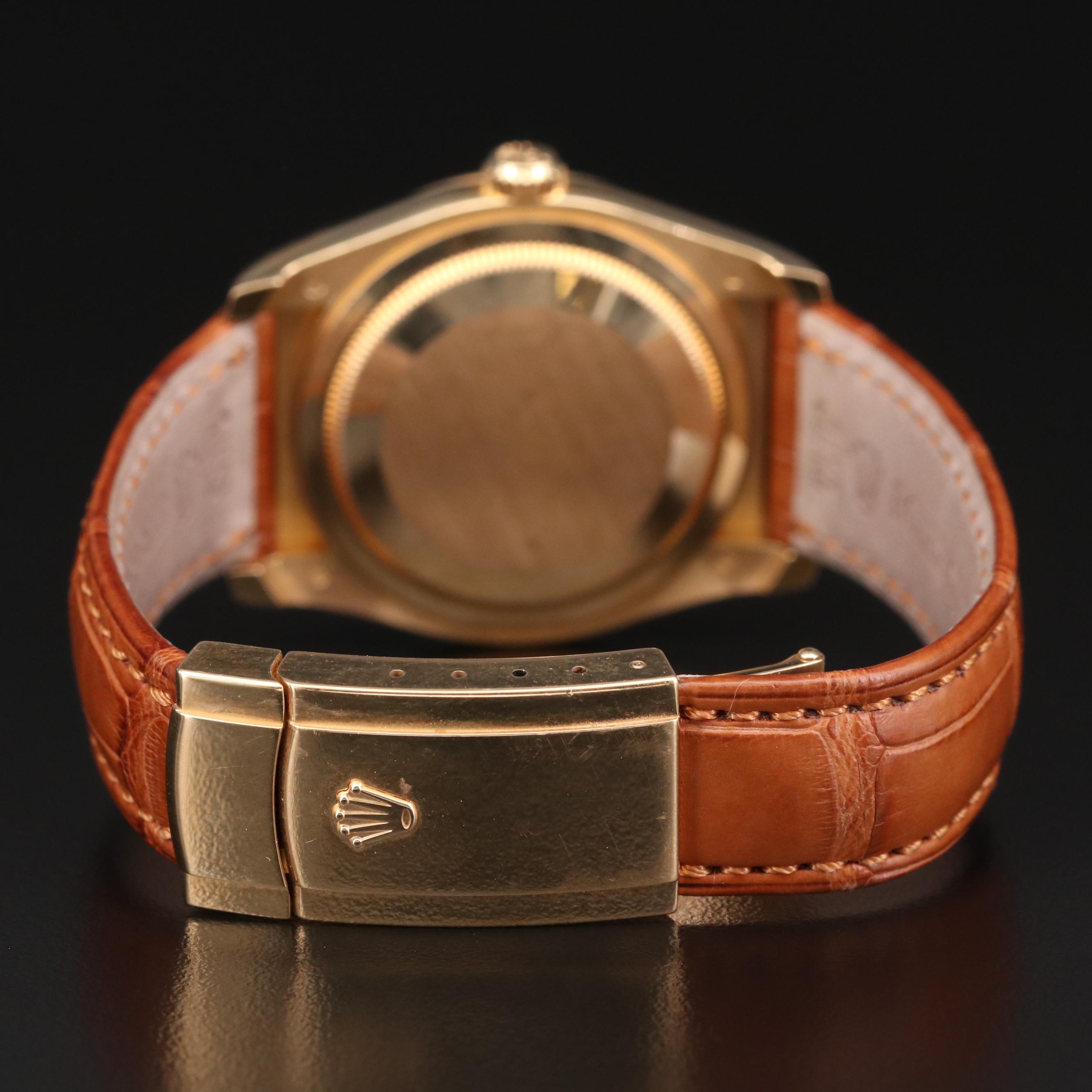 Rolex Datejust 116138 18K Yellow Gold Automatic Watch