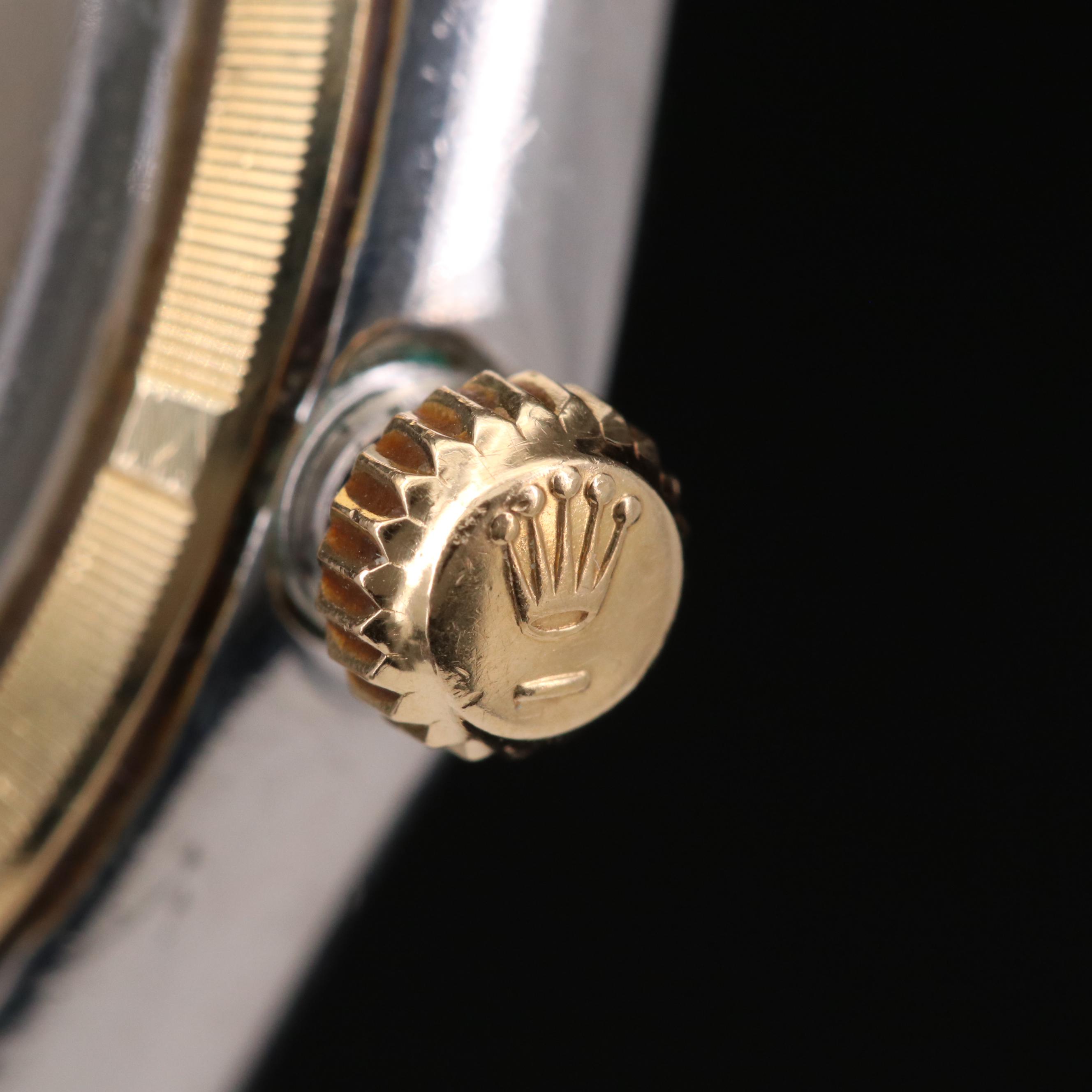 Vintage Rolex Oyster Perpetual 18K Gold and Stainless Steel Automatic Watch