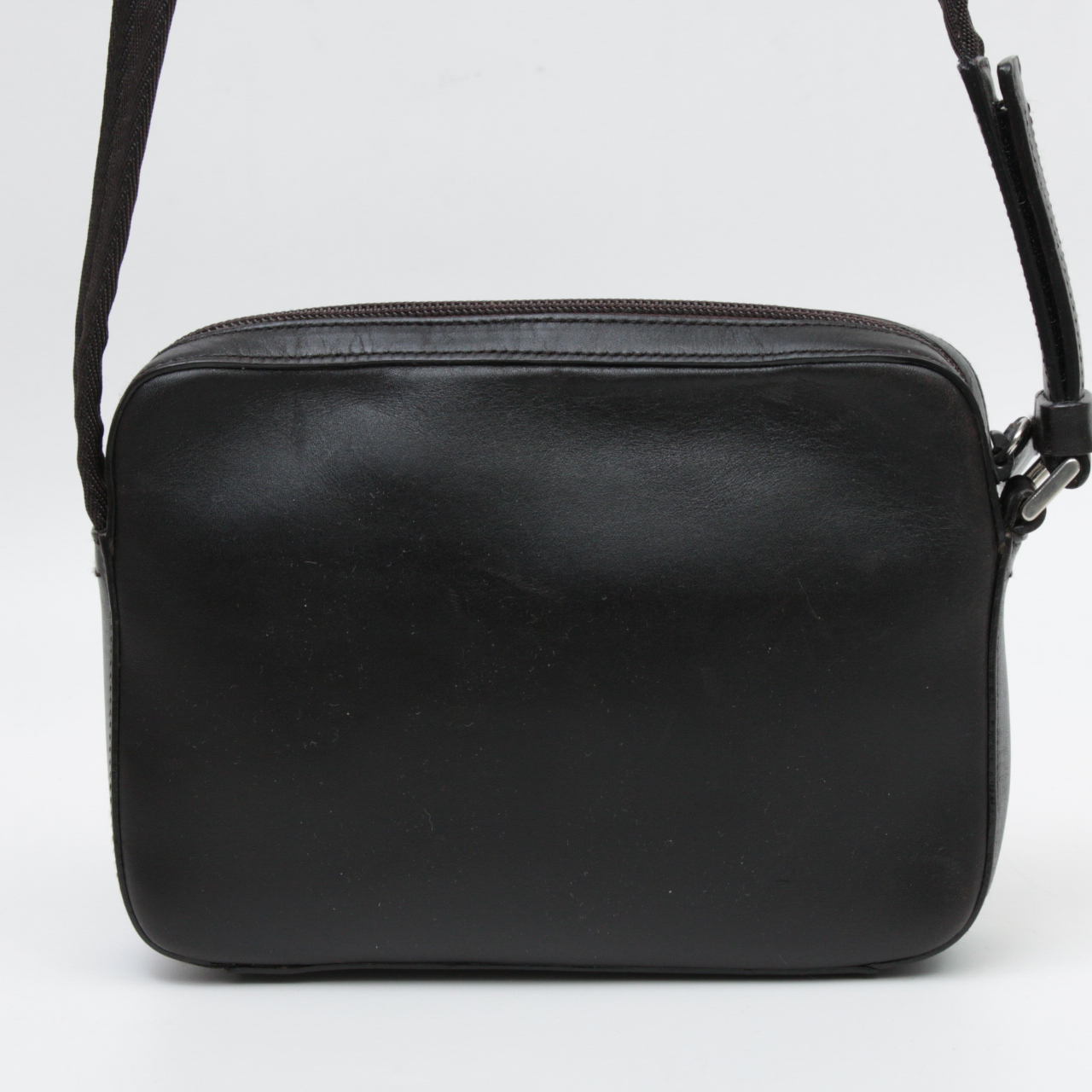 Men's Prada Black Leather Crossbody Bag