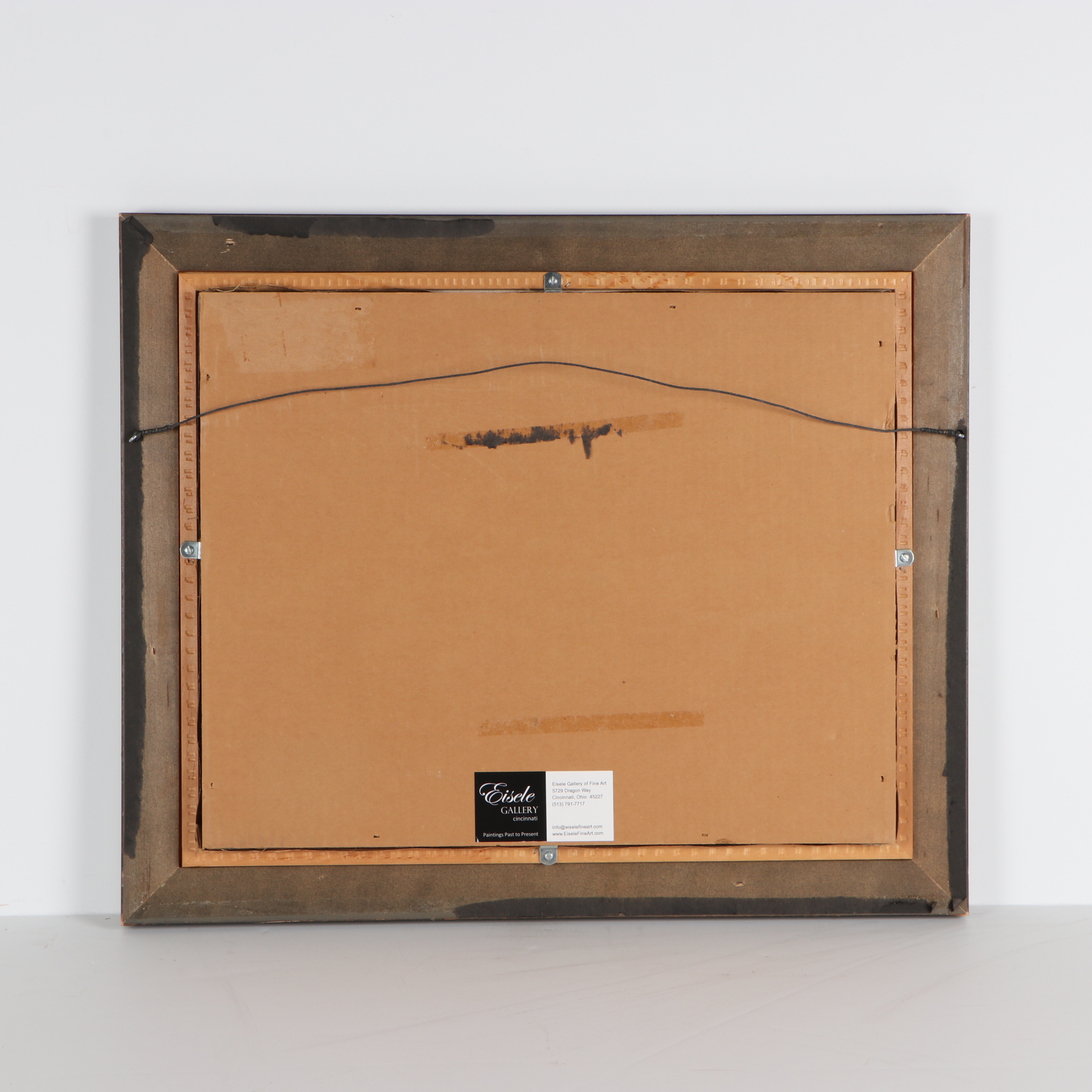 John Ellsworth Weis Landscape Oil Painting of Forest Stream