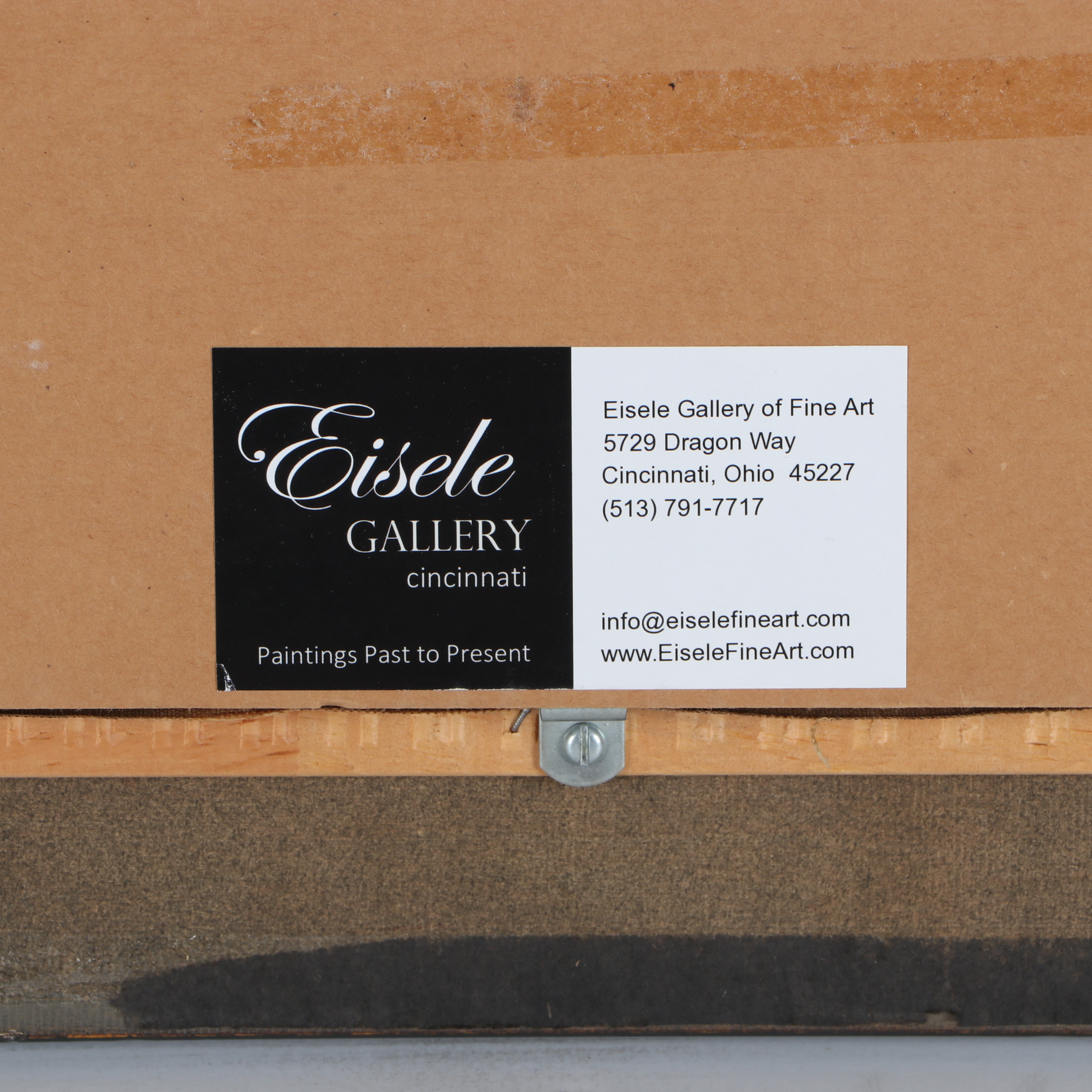 John Ellsworth Weis Landscape Oil Painting of Forest Stream