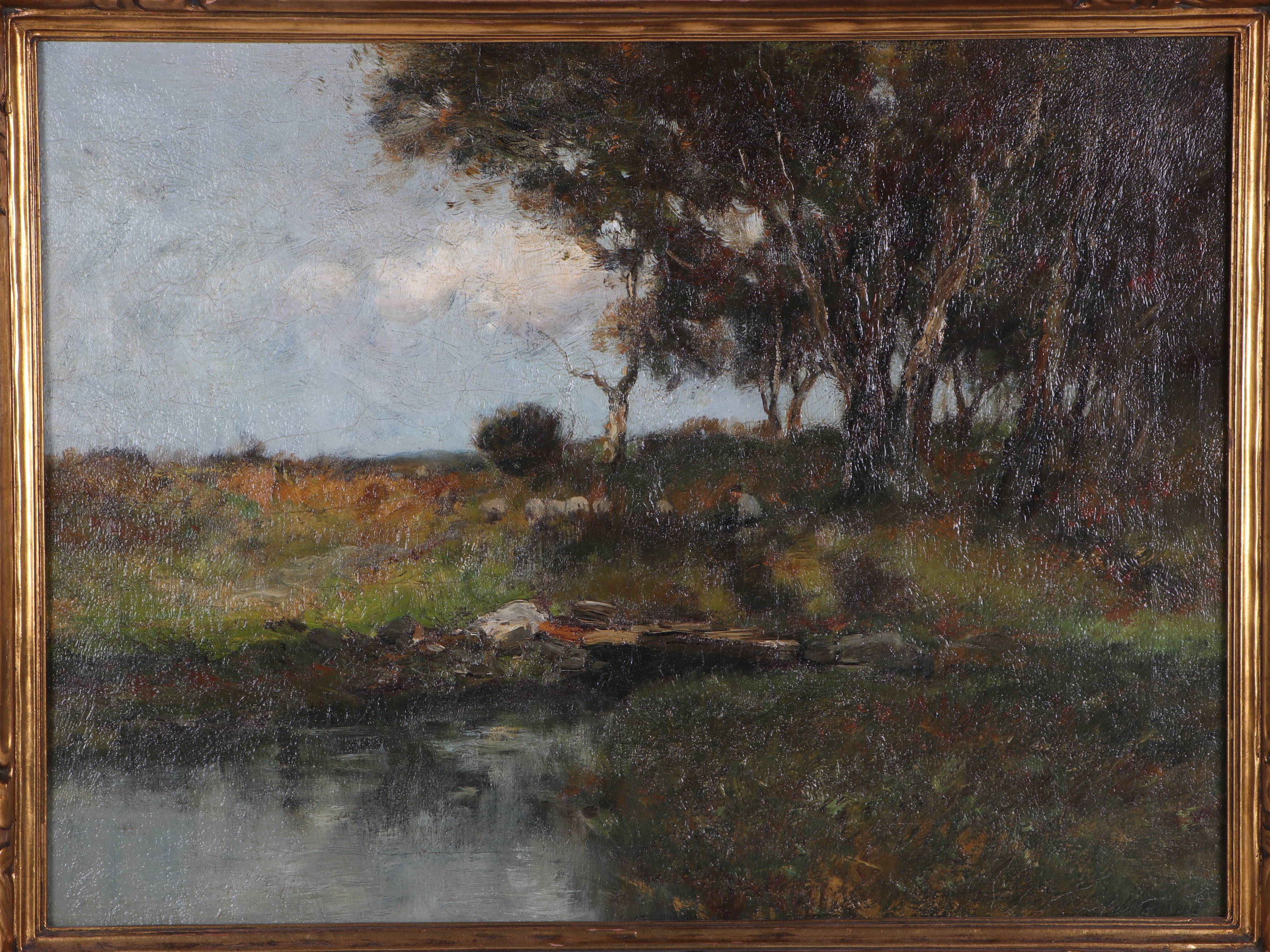 Charles Paul Gruppe Landscape Oil Painting