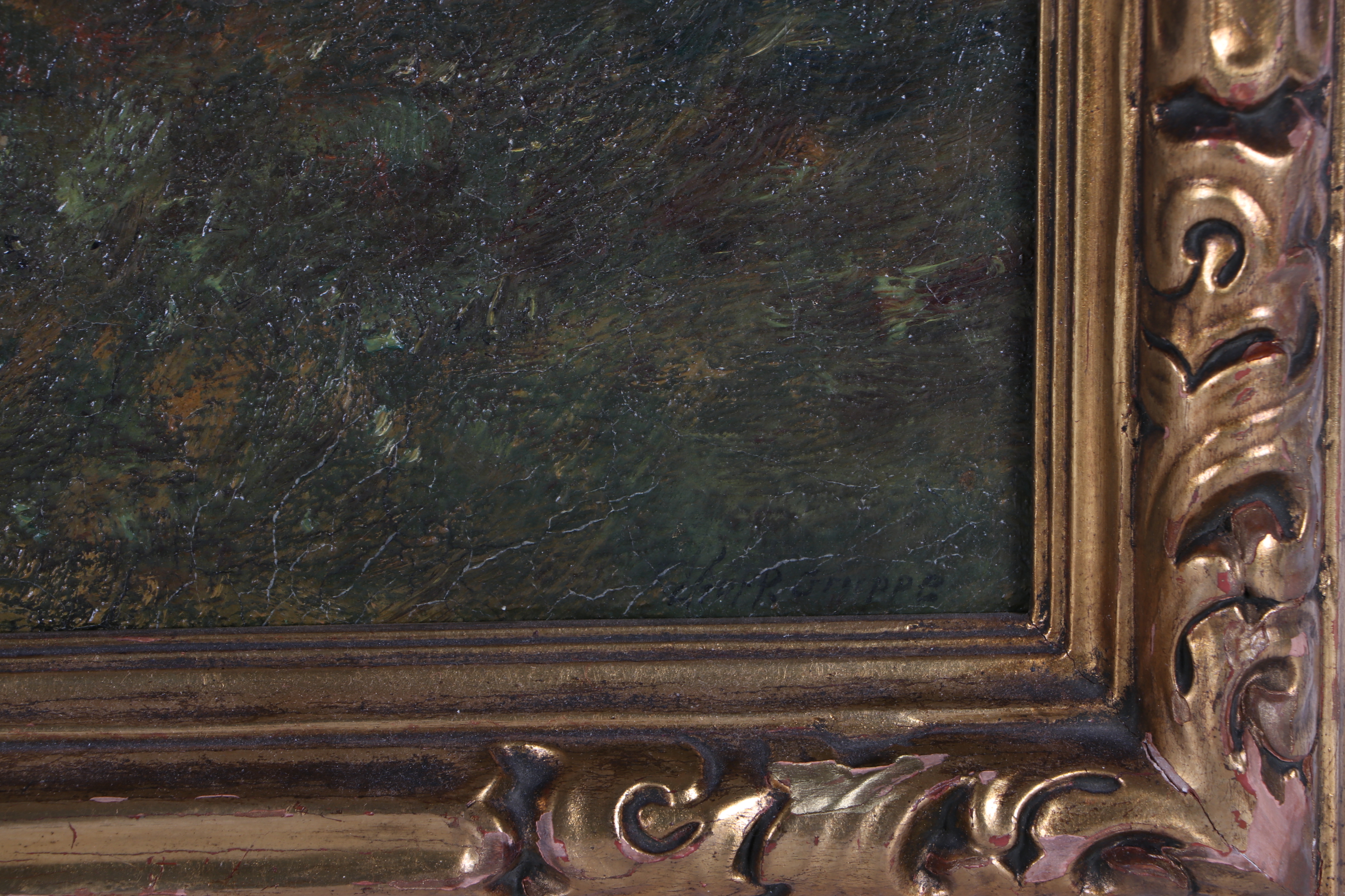 Charles Paul Gruppe Landscape Oil Painting