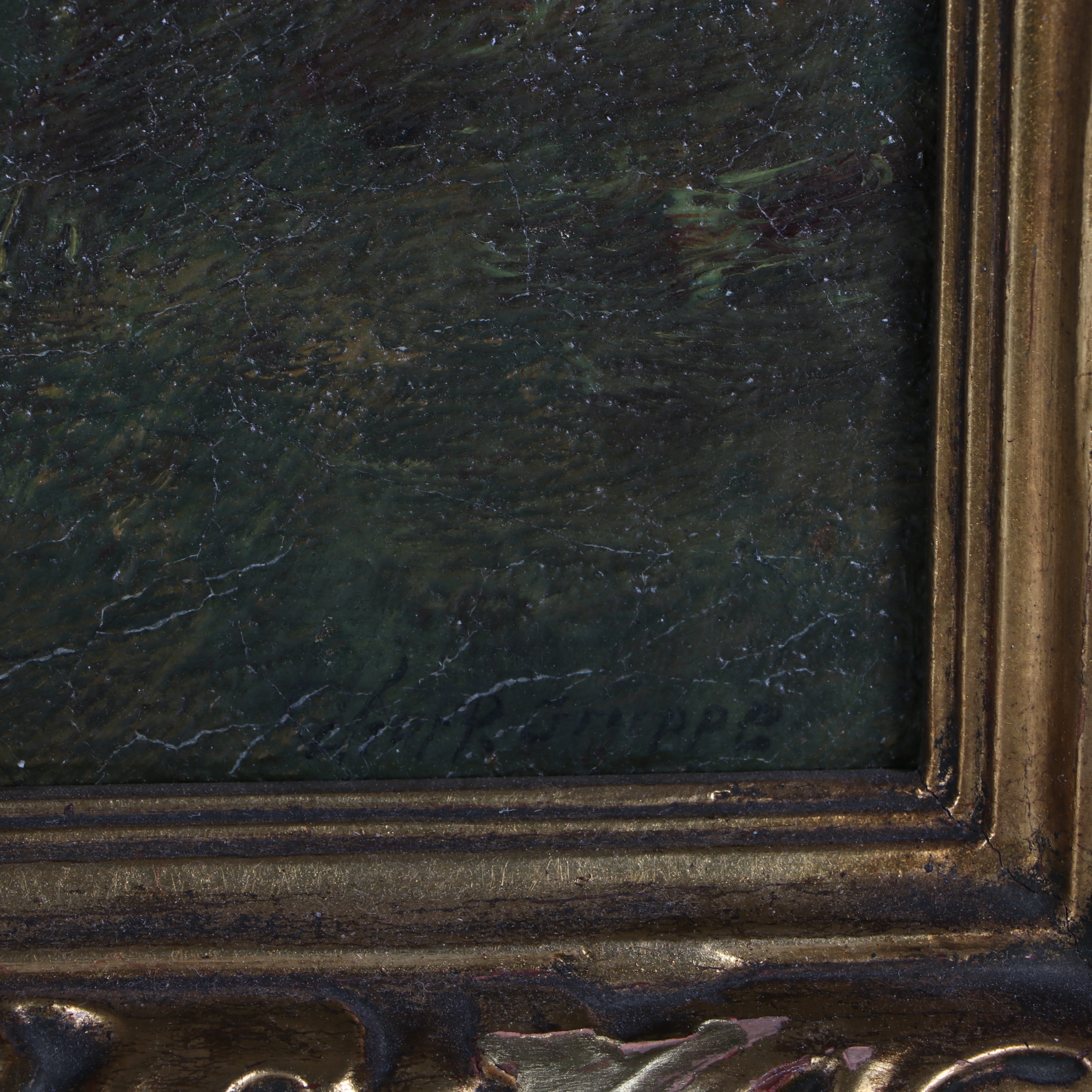 Charles Paul Gruppe Landscape Oil Painting