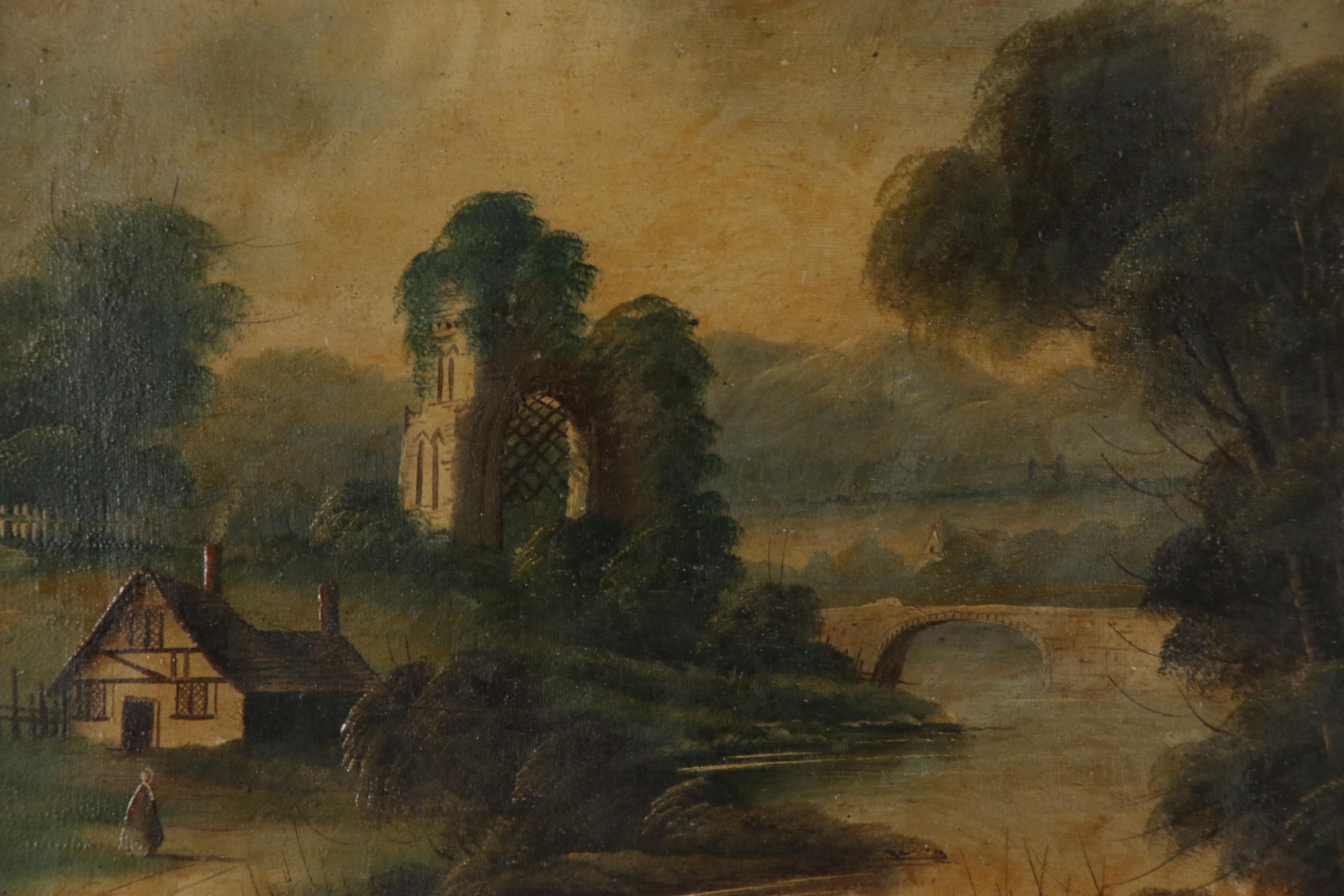 Oil Paintings of European Landscapes, Early 20th Century