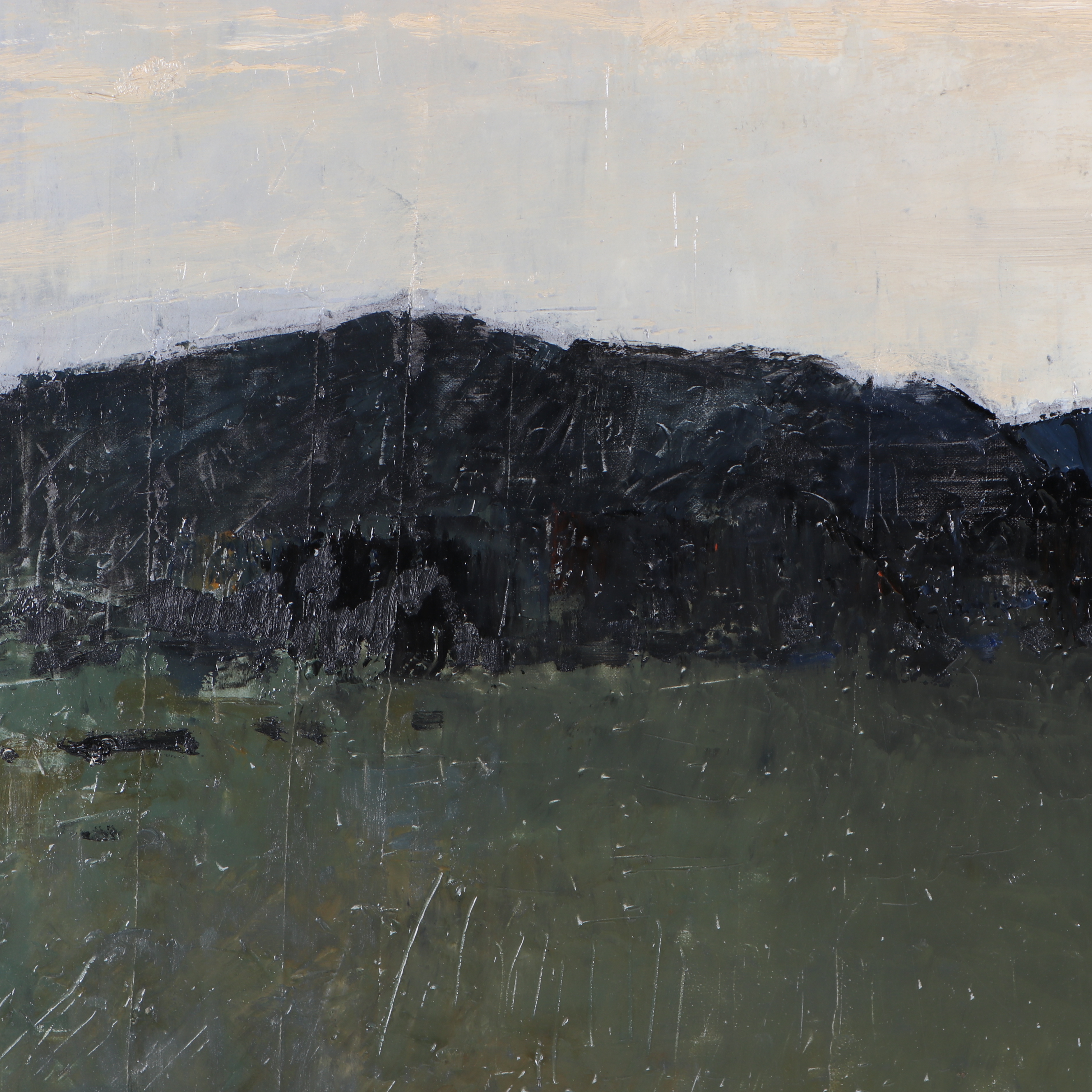 Henri Andre Martin Landscape Oil Painting "L'Arbre Mort", 1961