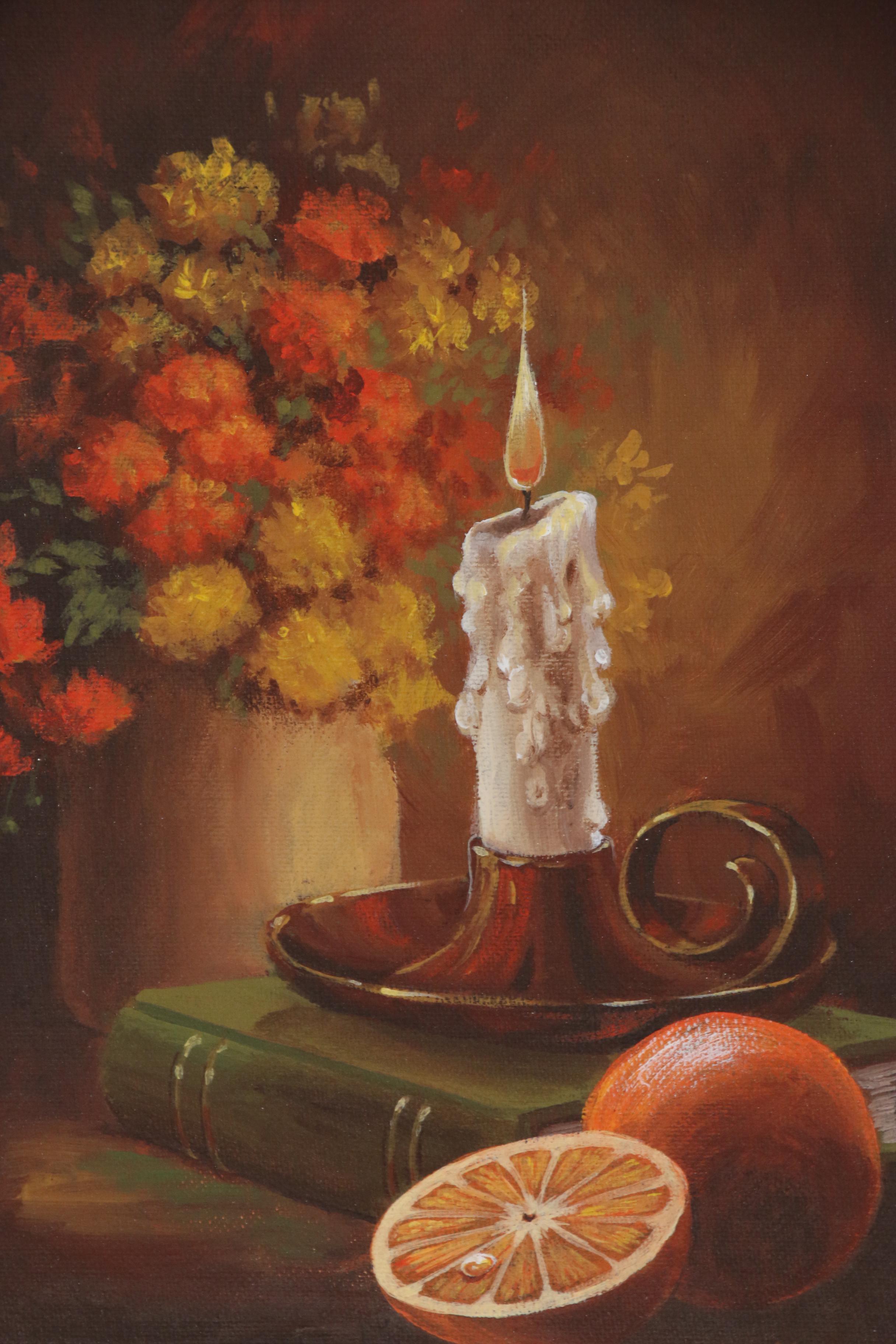 Ann McCutchen Still Life Oil Paintings, Mid 20th Century