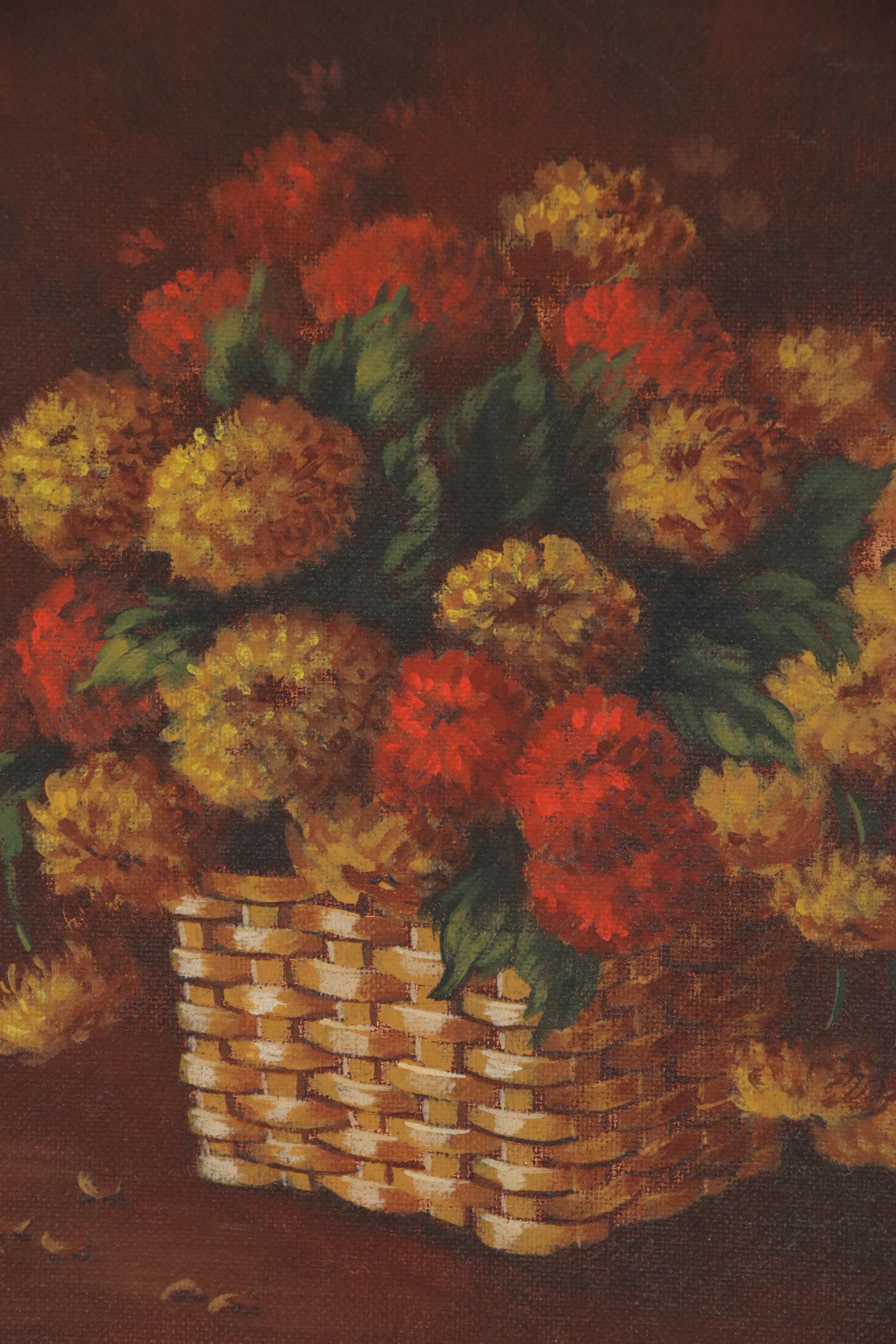 Ann McCutchen Still Life Oil Paintings, Mid 20th Century
