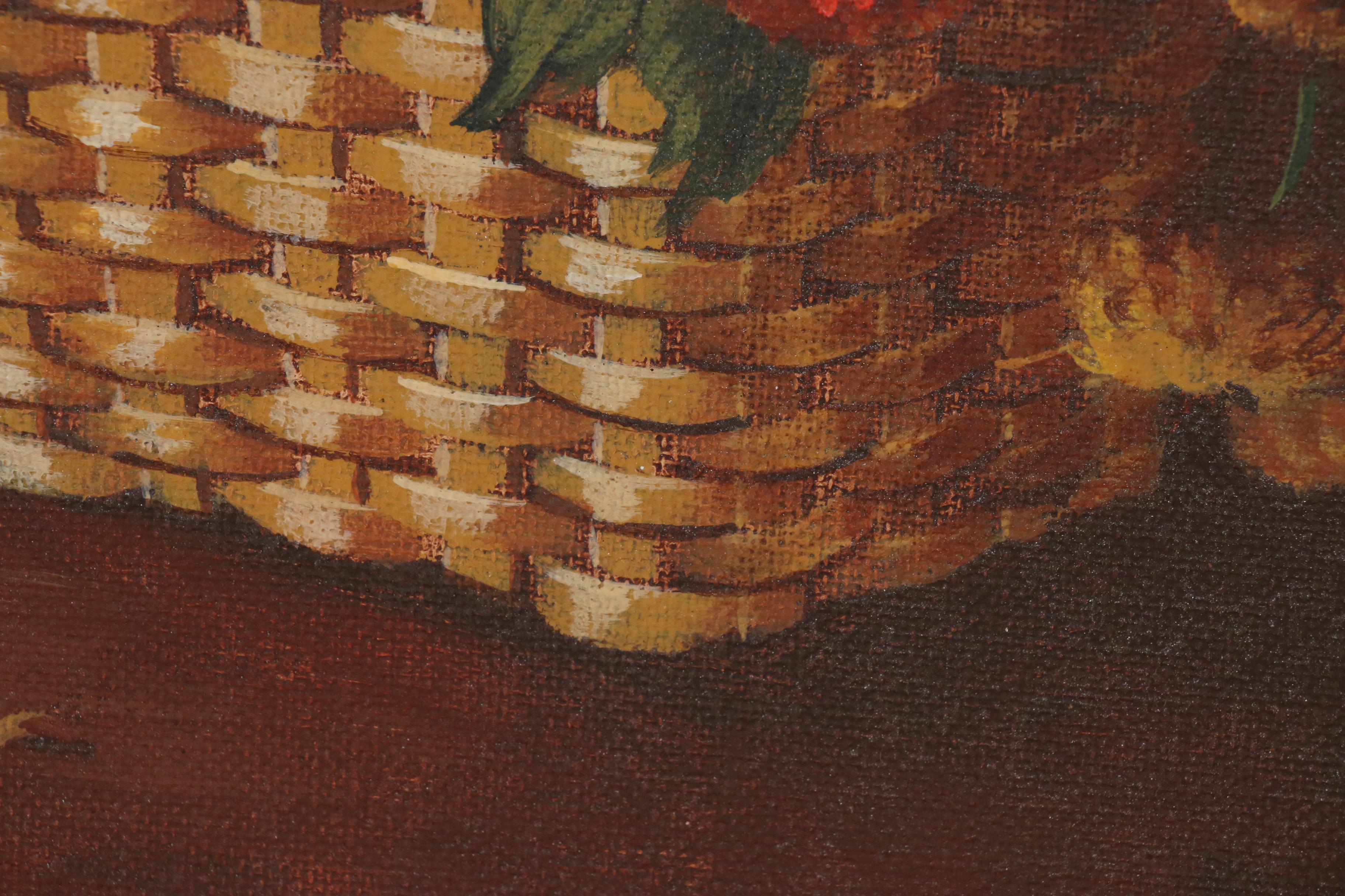 Ann McCutchen Still Life Oil Paintings, Mid 20th Century