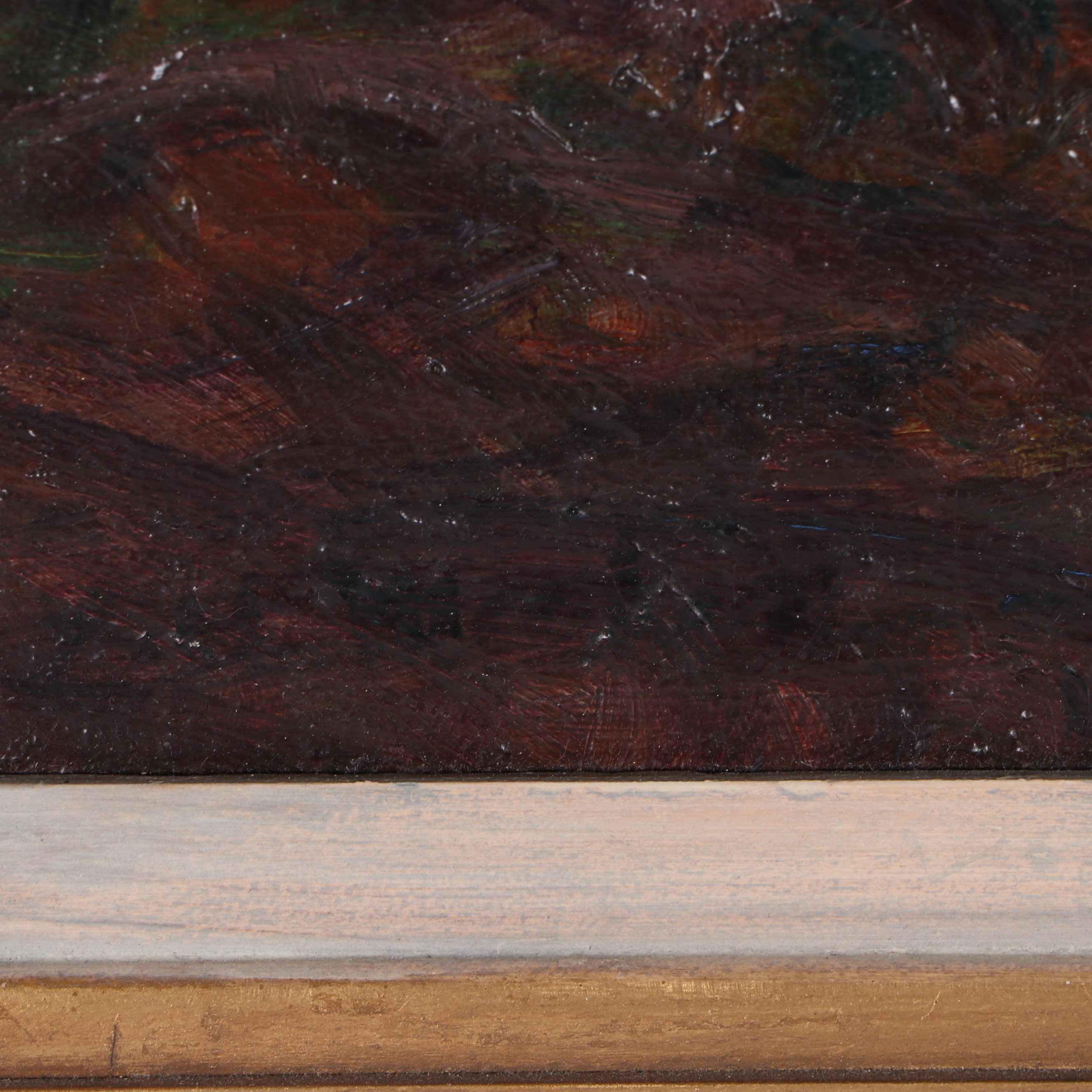 Lewis Henry Meakin Landscape Oil Painting "Mountain Mist"