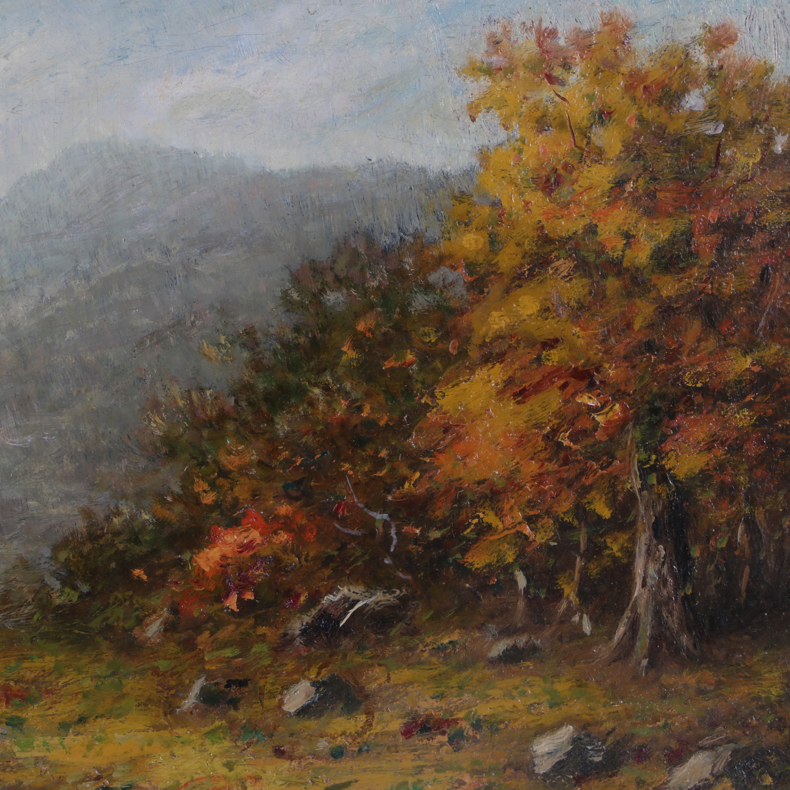 Bruce Crane Oil Painting "Prospect Mountain Lake George, N.Y"