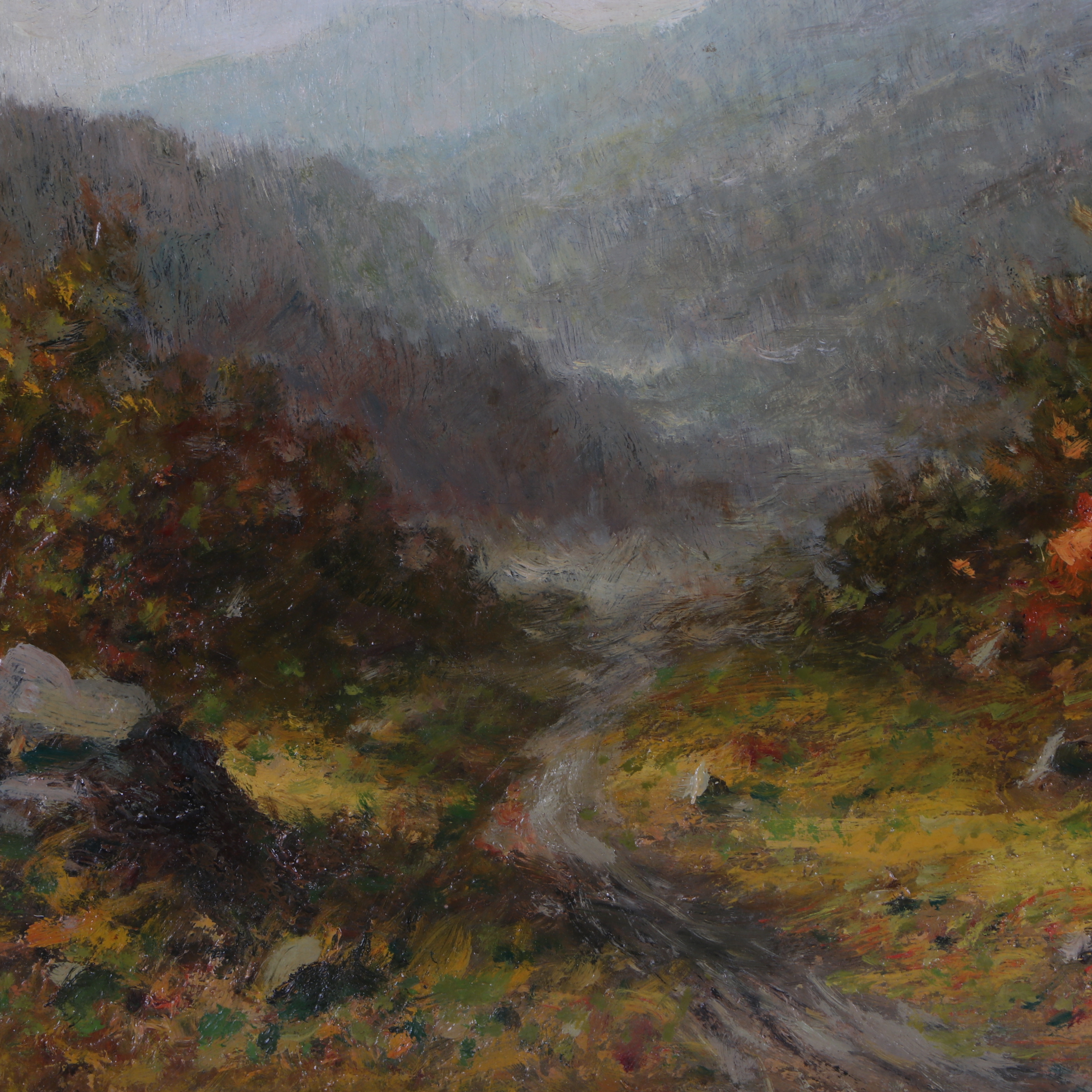 Bruce Crane Oil Painting "Prospect Mountain Lake George, N.Y"