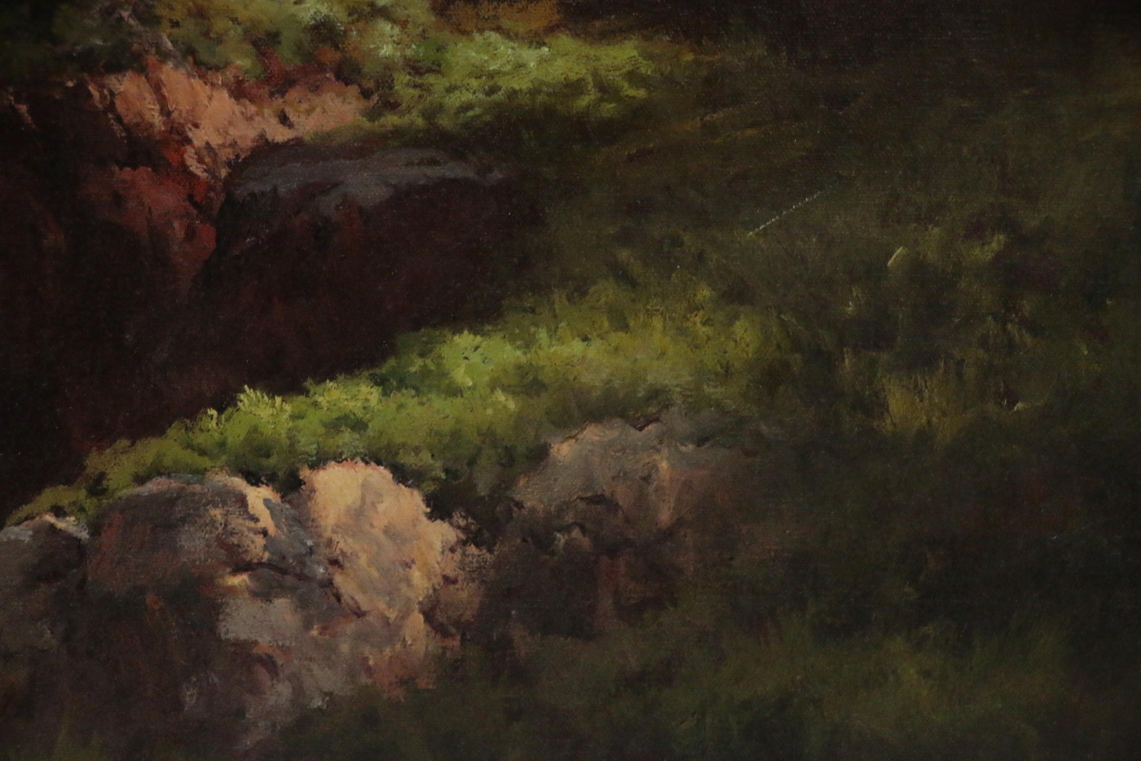 Robert Wood Coastal Landscape Oil Painting "Monterey Peninsula", 1942