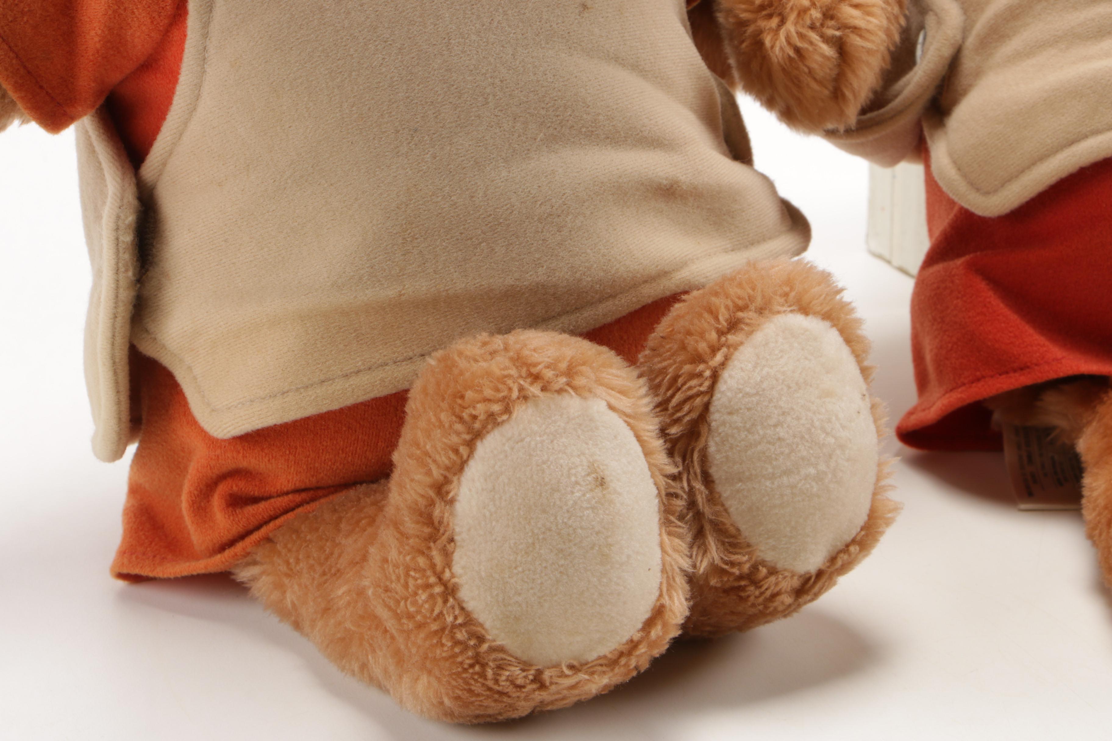 Teddy Ruxpin with the "Airship Adventure" Cassette and Other Teddy Ruxpin