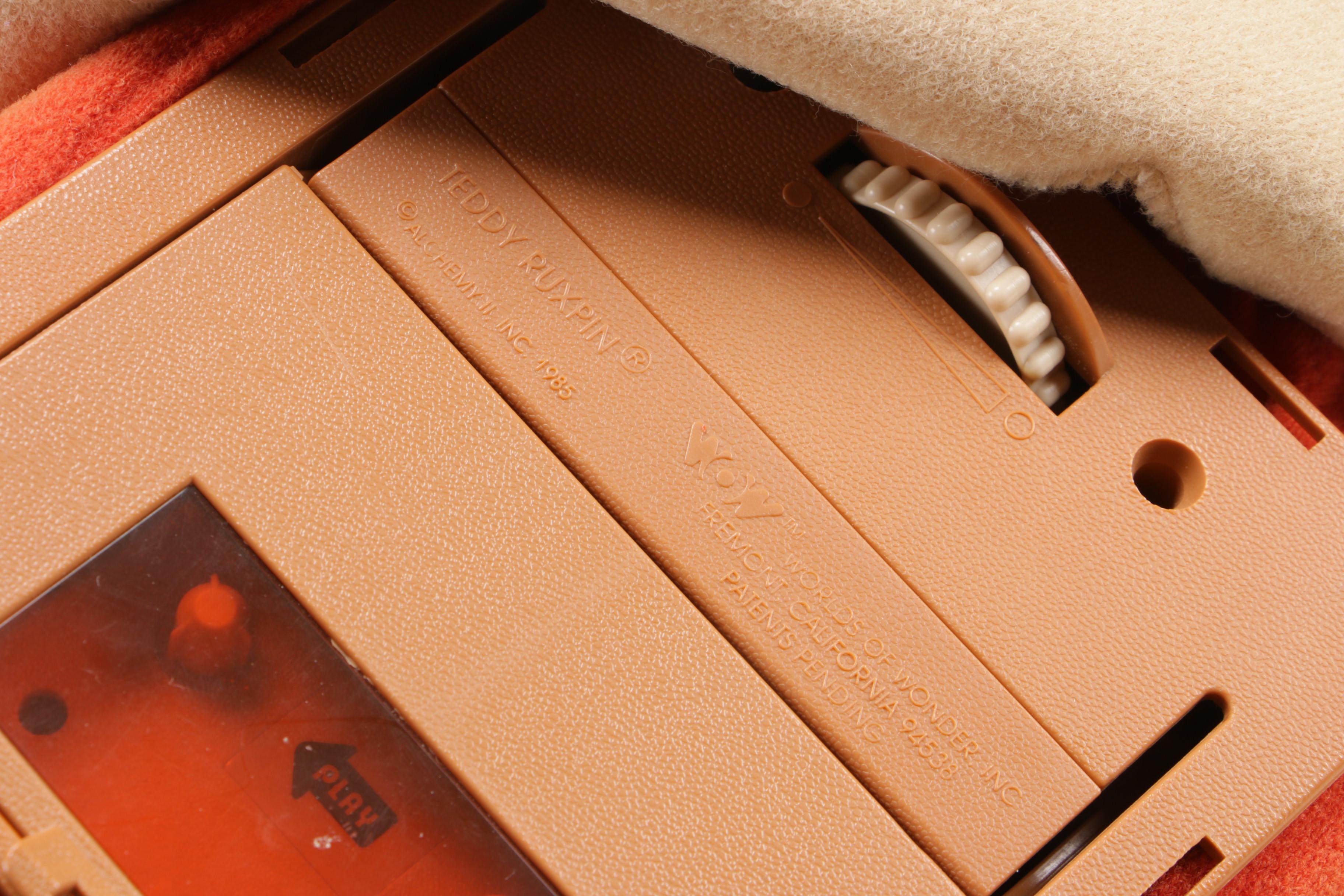 Teddy Ruxpin with the "Airship Adventure" Cassette and Other Teddy Ruxpin