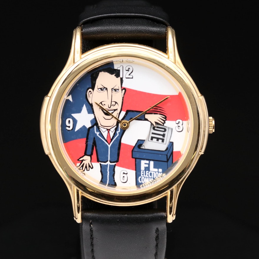 Al Gore 2000 Presidential Election Novelty Quartz Wristwatch