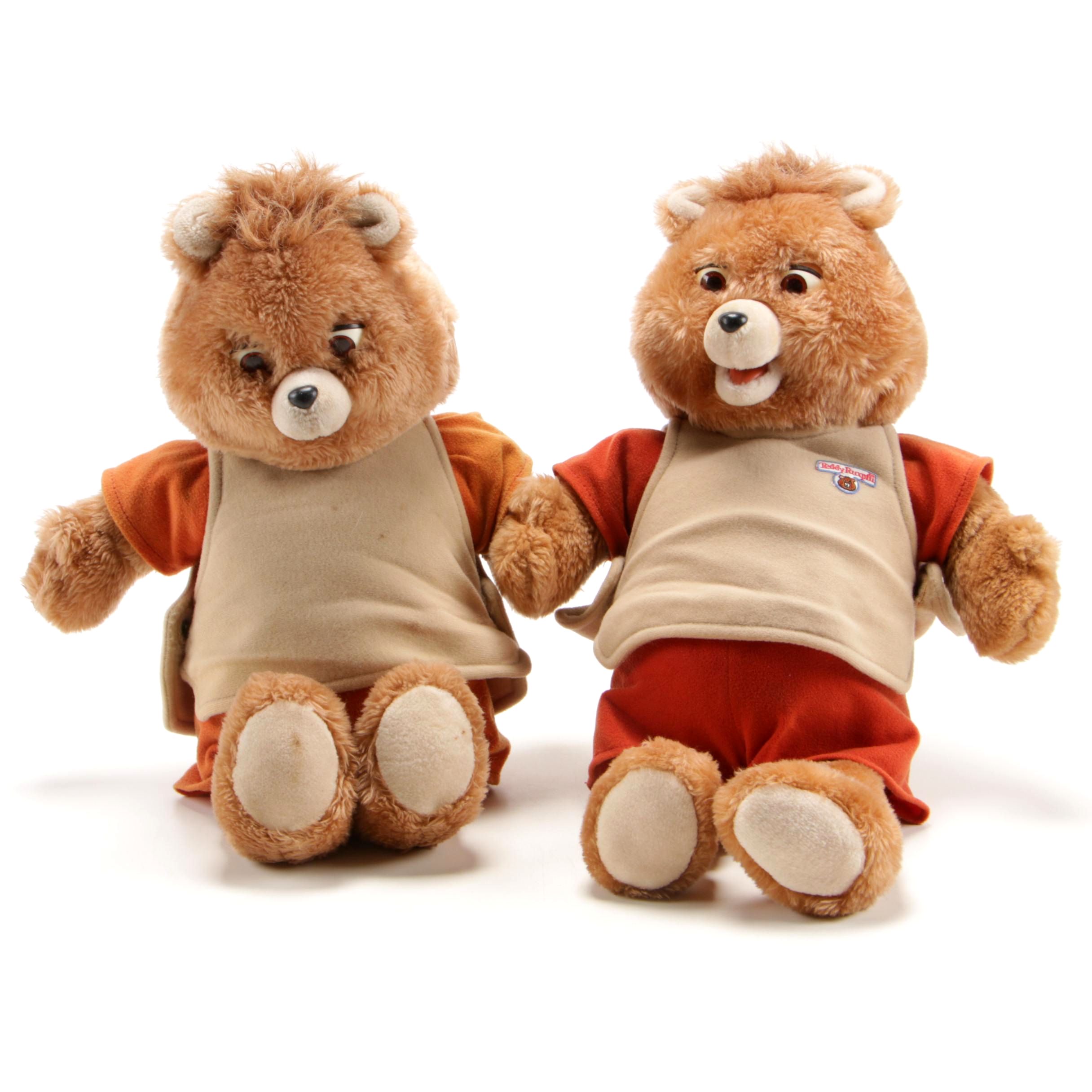 Teddy Ruxpin with the "Airship Adventure" Cassette and Other Teddy Ruxpin