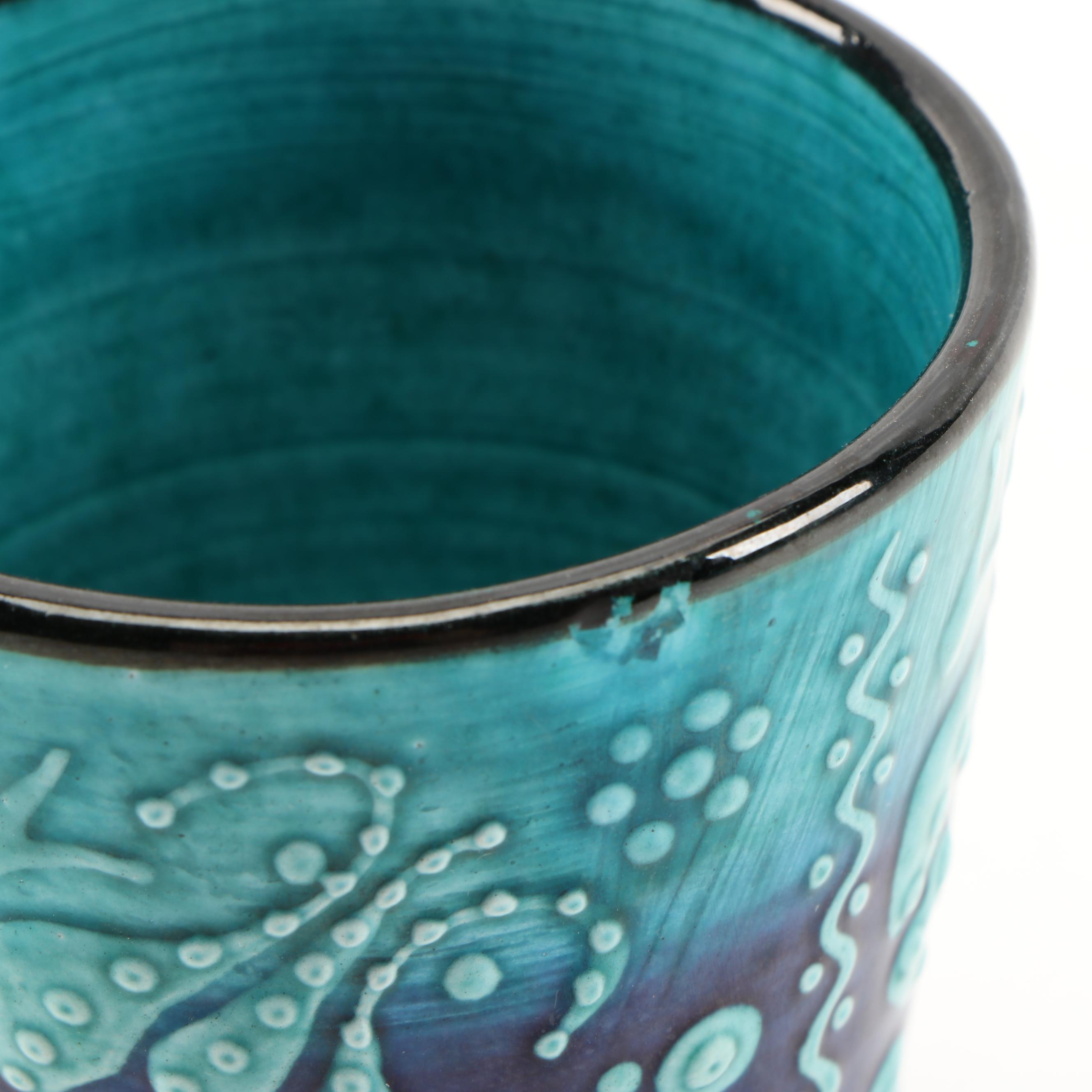 Chez Galip Turkish Art Pottery Tea Set