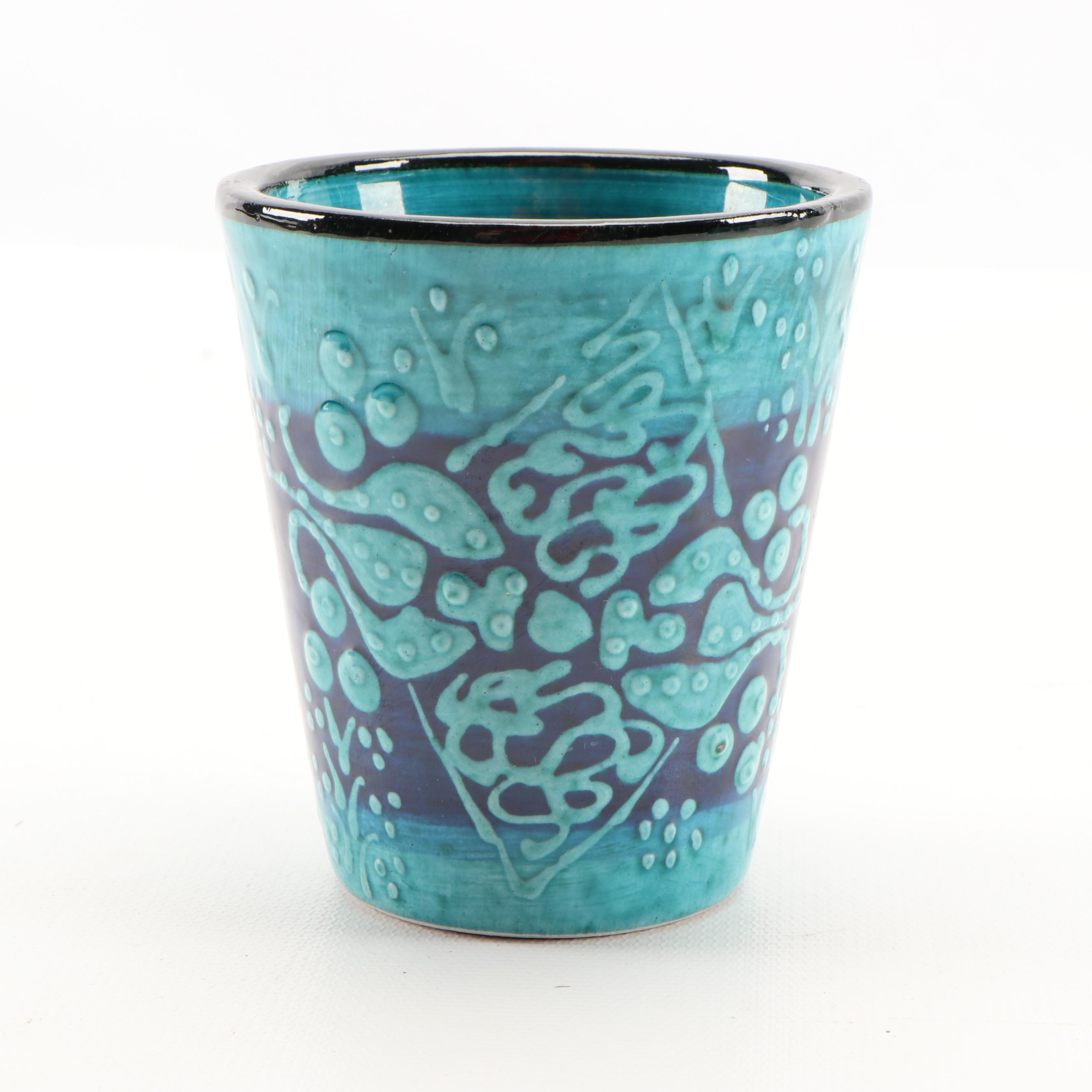 Chez Galip Turkish Art Pottery Tea Set