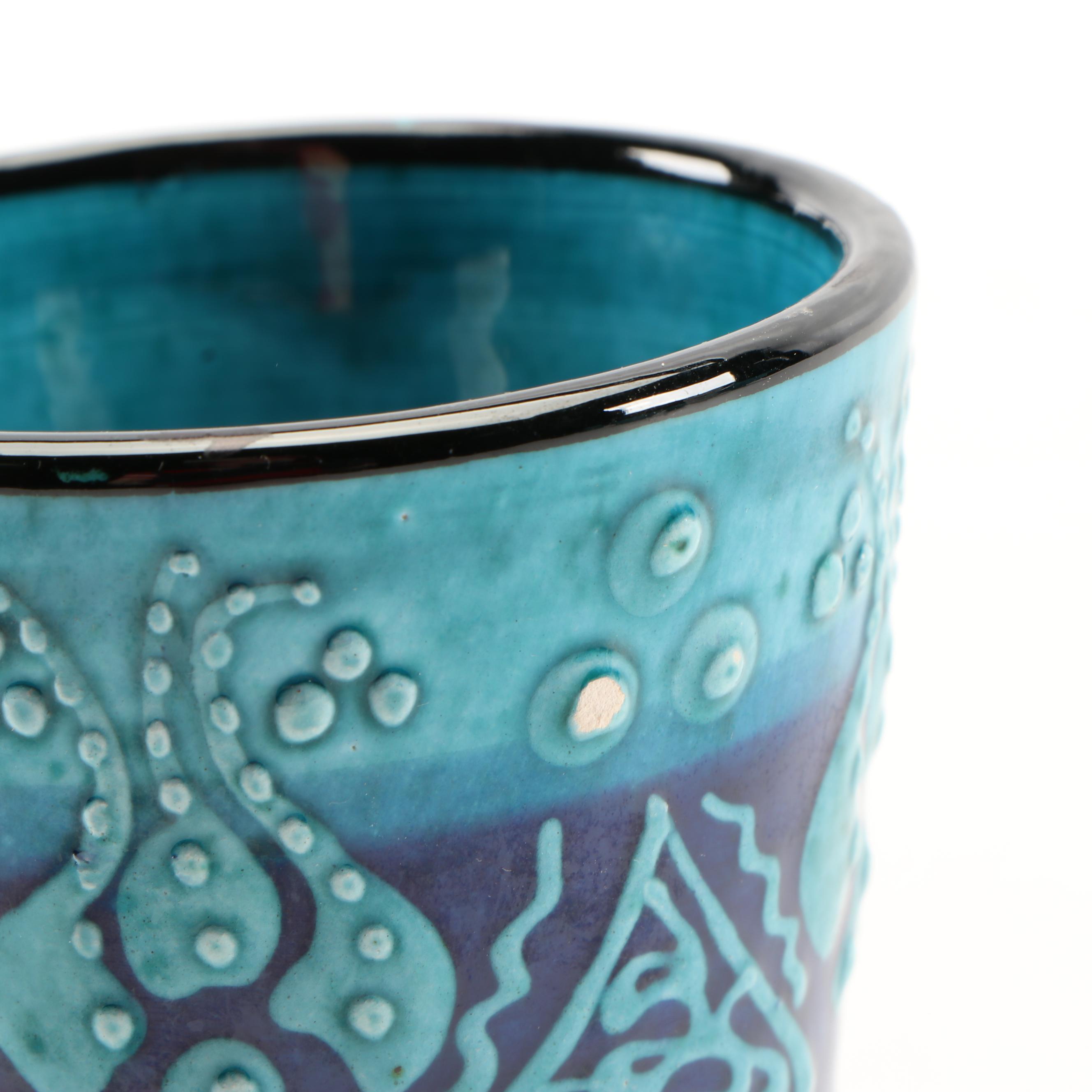 Chez Galip Turkish Art Pottery Tea Set