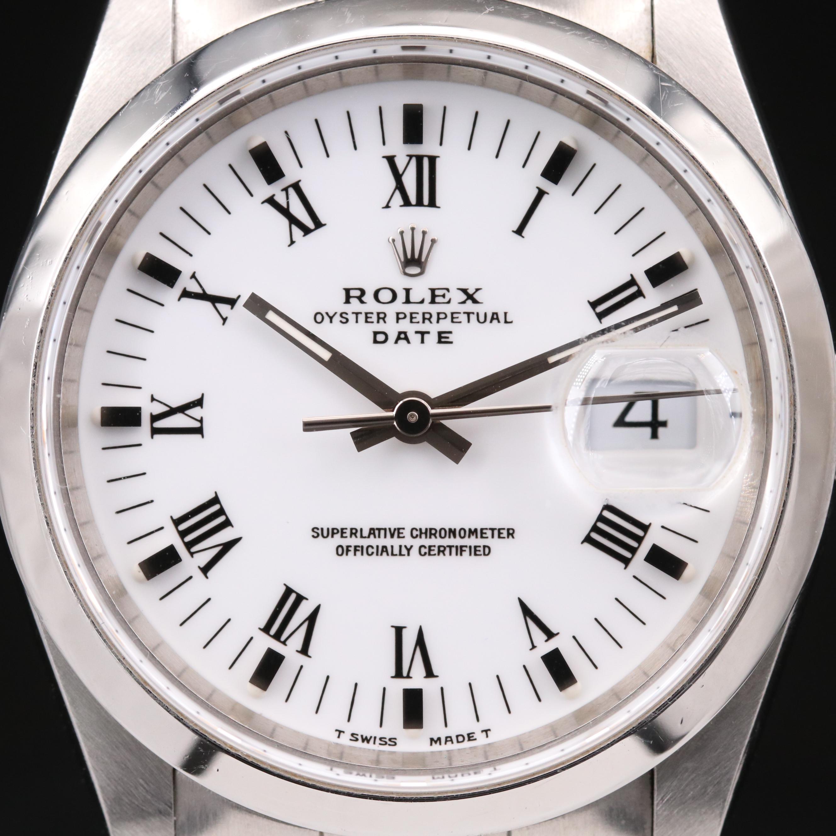 Rolex Date 15200 Stainless Steel Automatic Watch