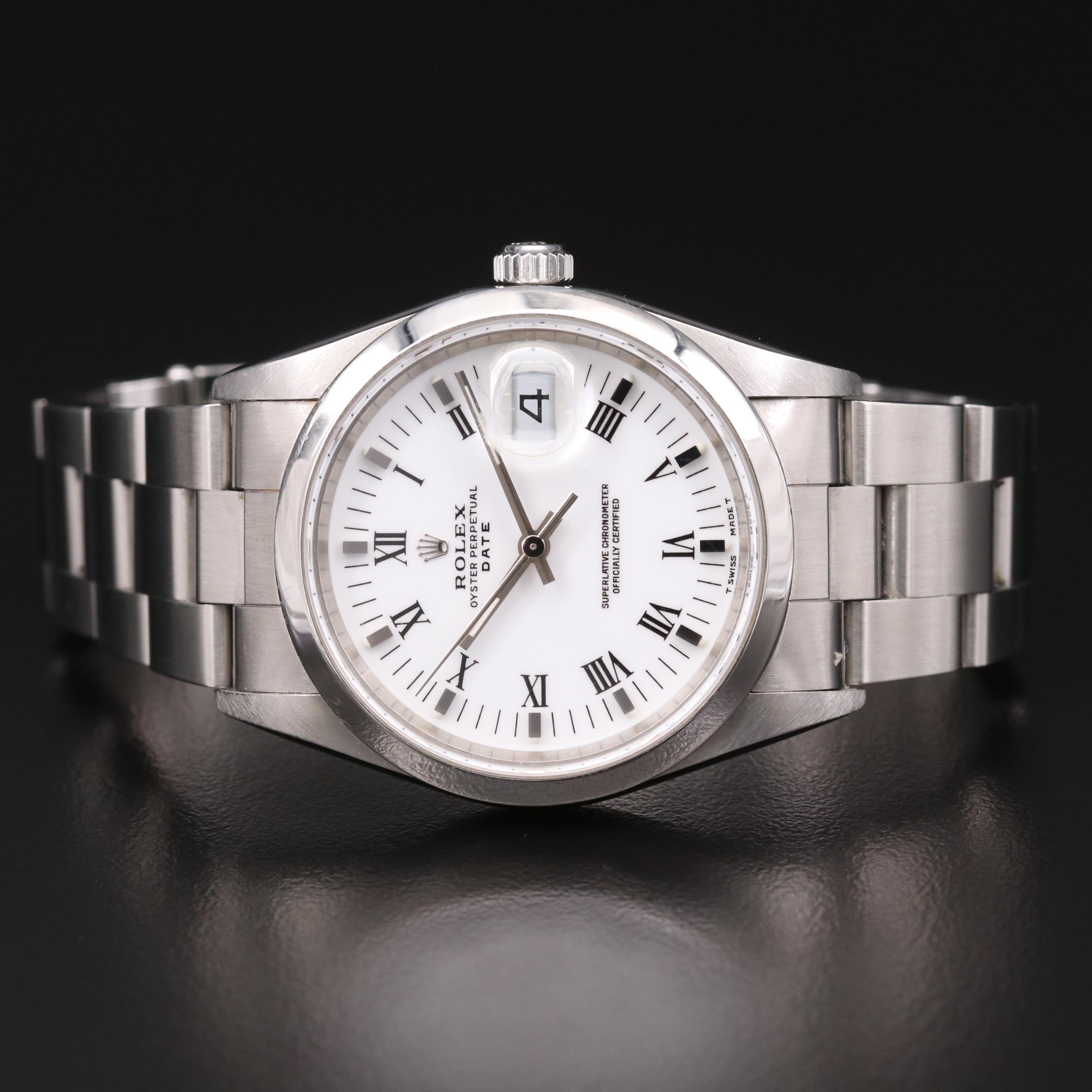 Rolex Date 15200 Stainless Steel Automatic Watch